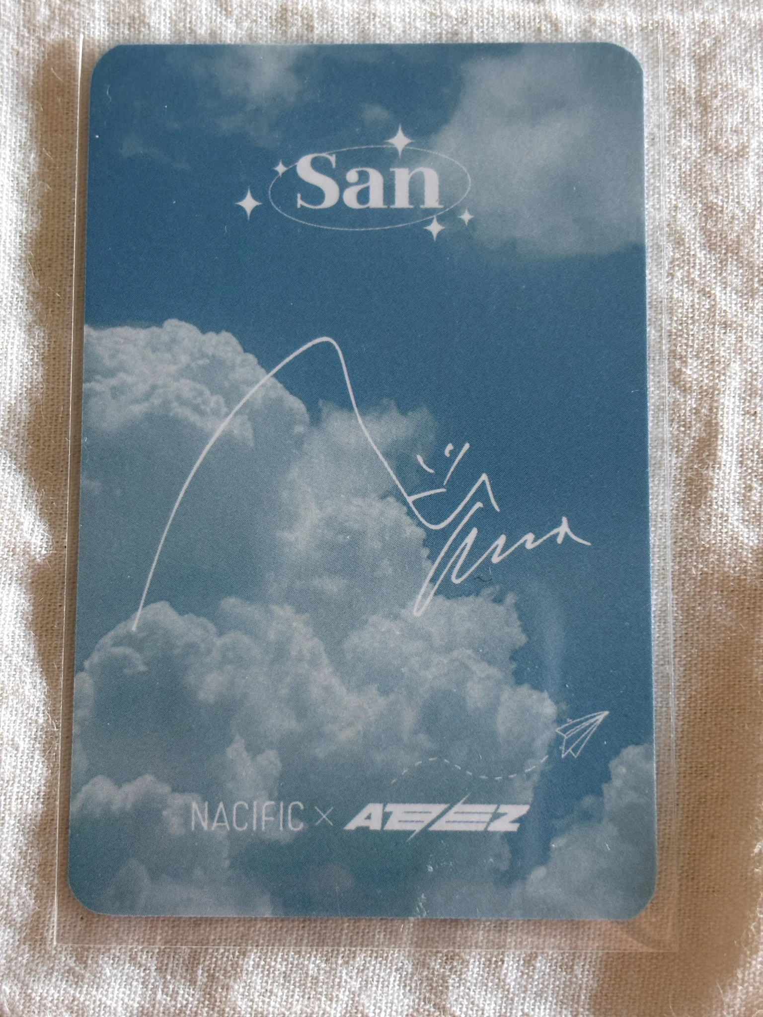 ATEEZ San ATEEZ - San - Ateez x Nacific Other round 7 nacific special card listing photo 2