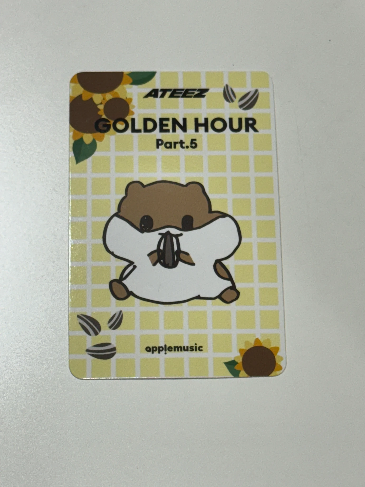 ATEEZ Seonghwa ATEEZ - Seonghwa - GOLDEN HOUR : Part.5 Album apple music digipack version fansign round 1 listing photo 2