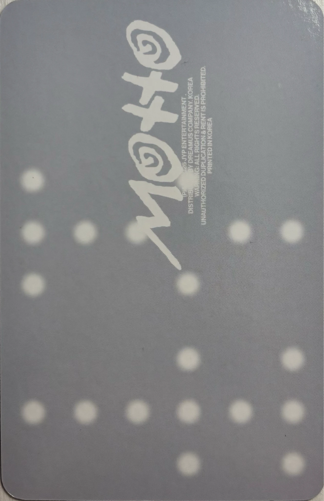 ITZY Yeji ITZY - Yeji - Motto Album album photocard keyring version digital camera pob (pre-order benefit) horizontal listing photo 2