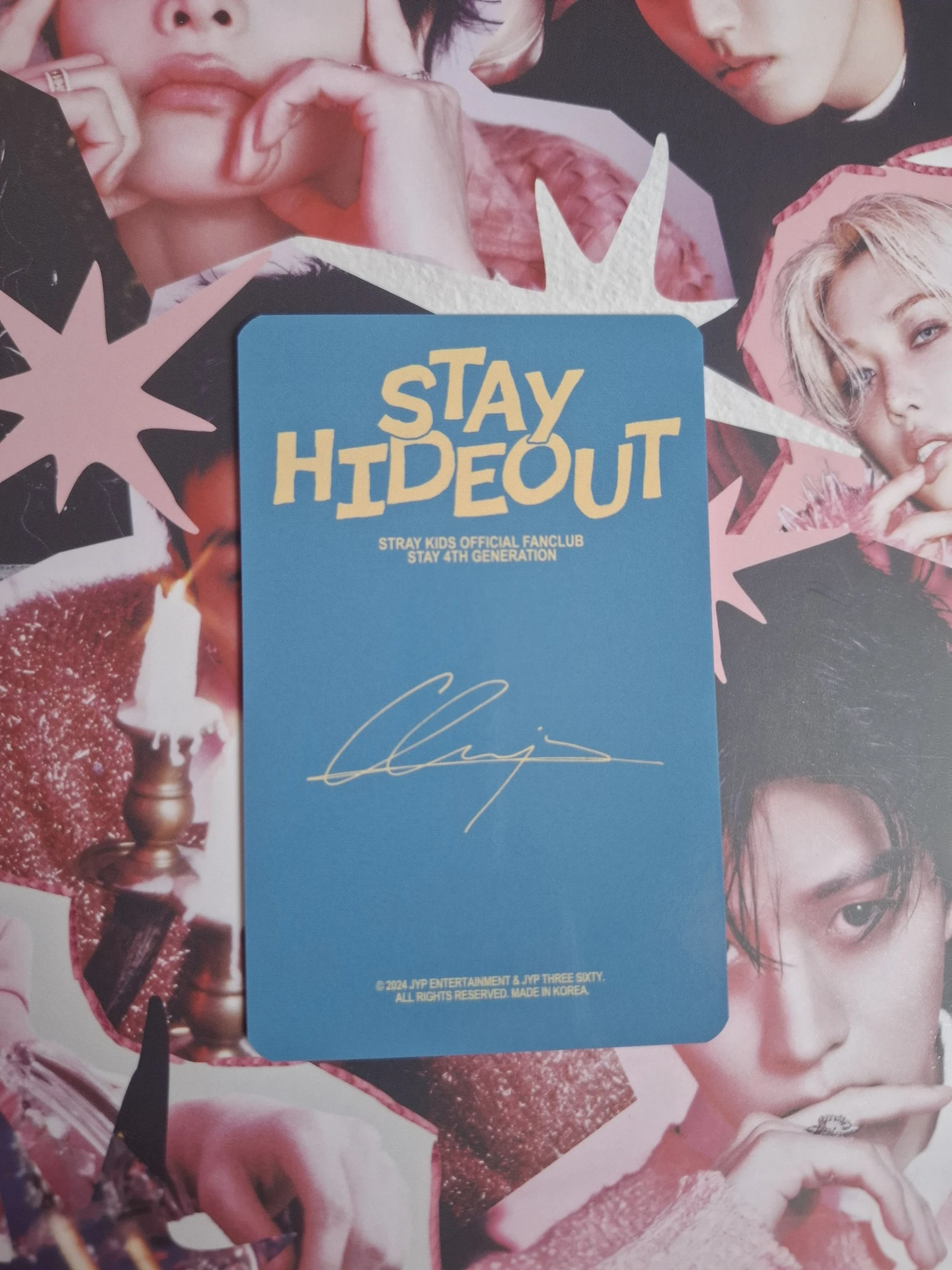 Stray Kids Bang Chan Stray Kids - Bang Chan - STAY Hideout Official Fan Club 4th Gen Other photocard set listing photo 2