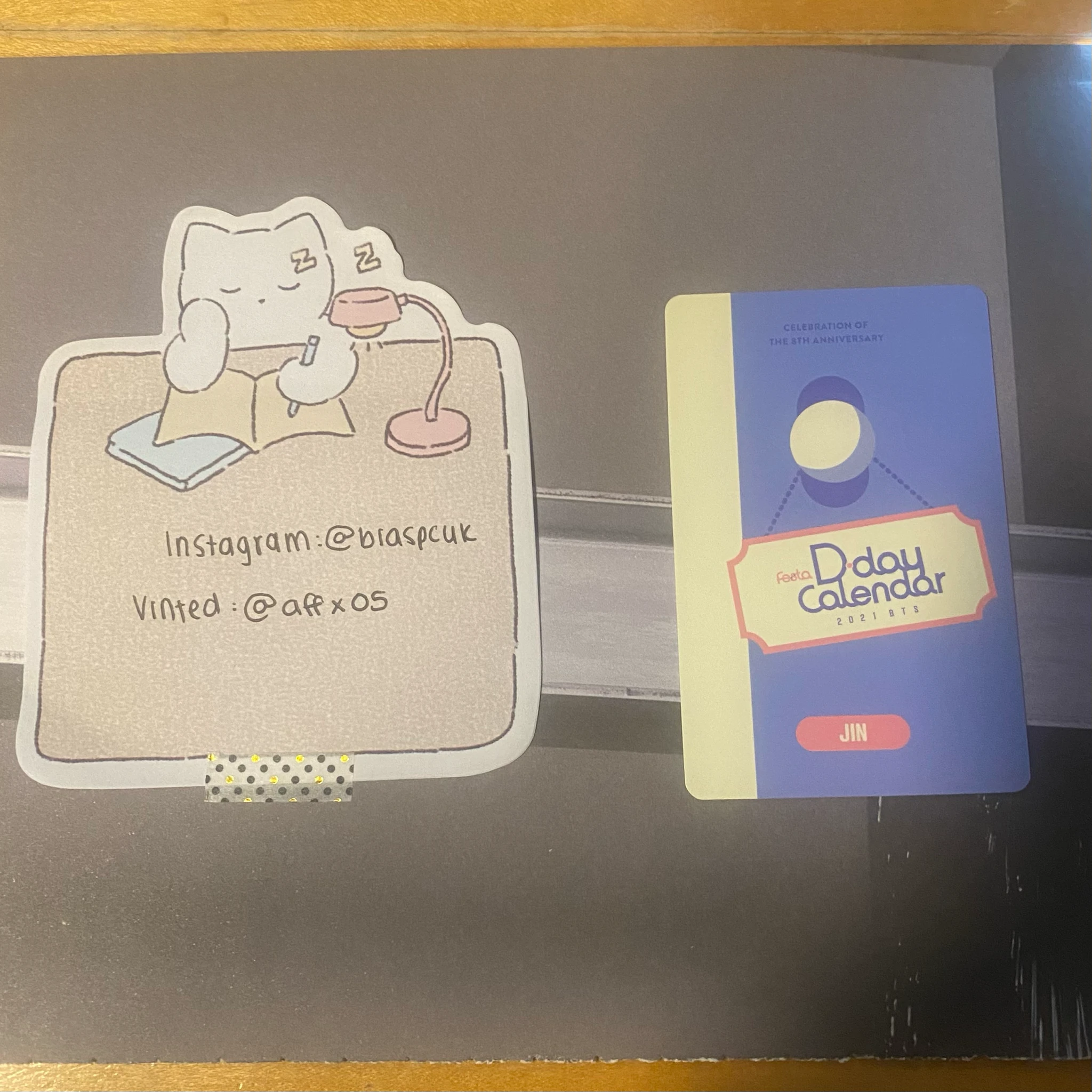BTS Jin BTS - Jin - FESTA 2021 - D-Day Calendar Other d-9 listing photo 2