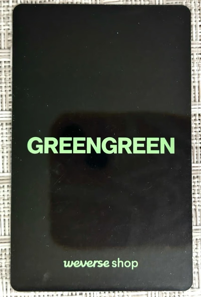 CORTIS Juhoon CORTIS - Juhoon - GREENGREEN Album pob (pre-order benefit) kakaotalk listing photo 2