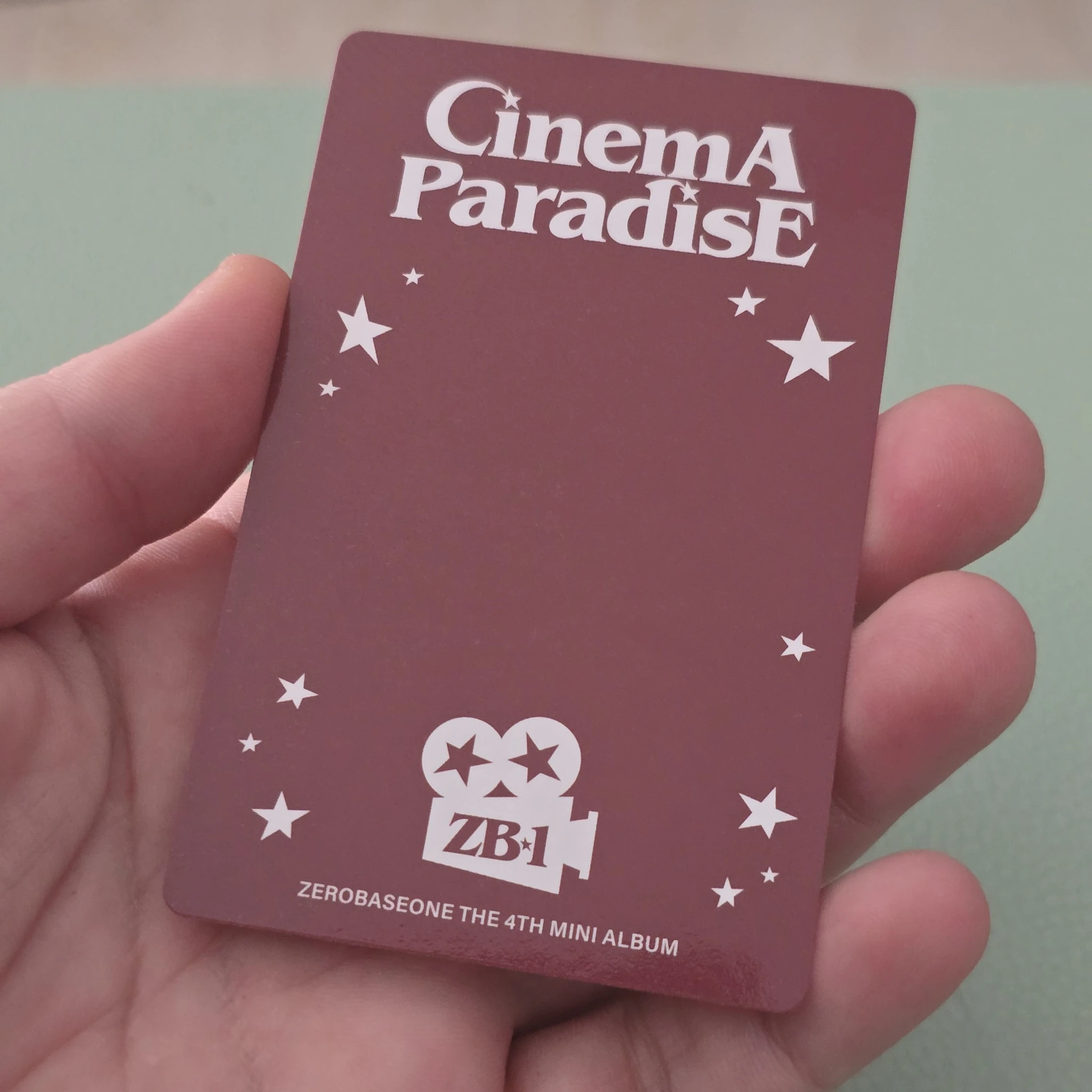 ZEROBASEONE ZEROBASEONE - Hao & Gunwook - Cinema Paradise Album album photocard zerose version listing photo 2
