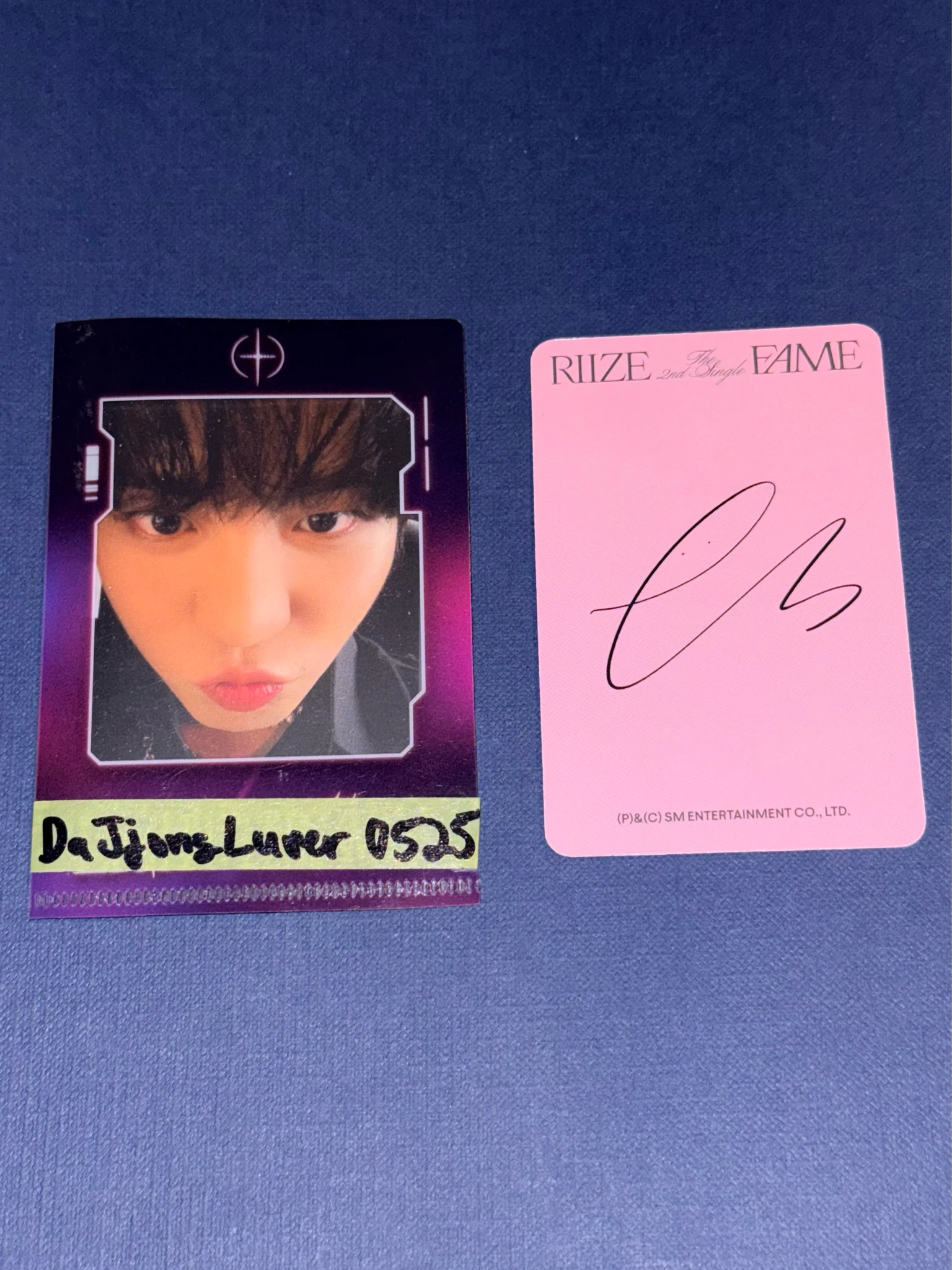 RIIZE  Eunseok RIIZE  - Eunseok - Fame Album target exclusive album photocard listing photo 2
