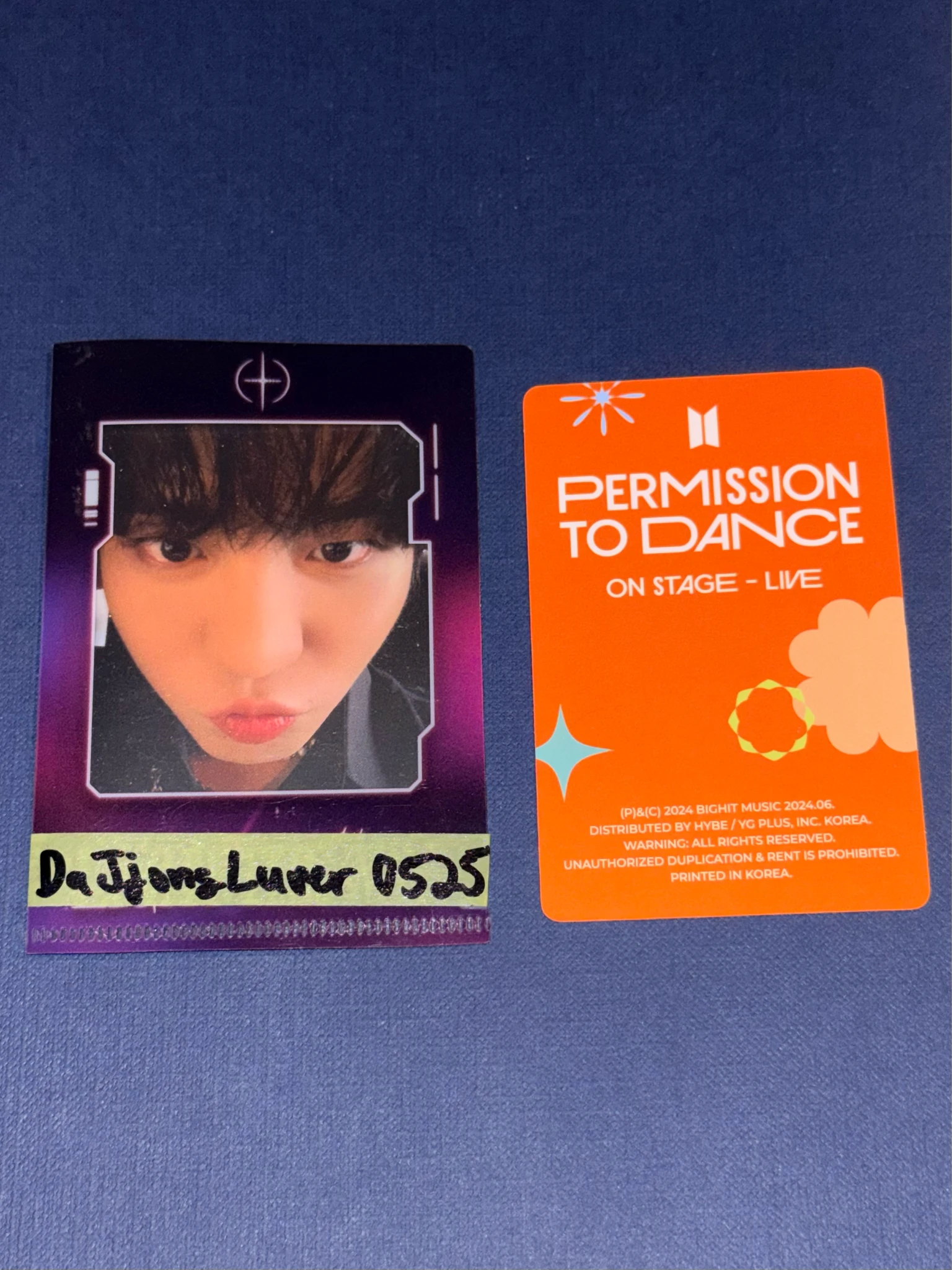 BTS RM BTS-RM-Album-Permission to Dance Live Album listing photo 2