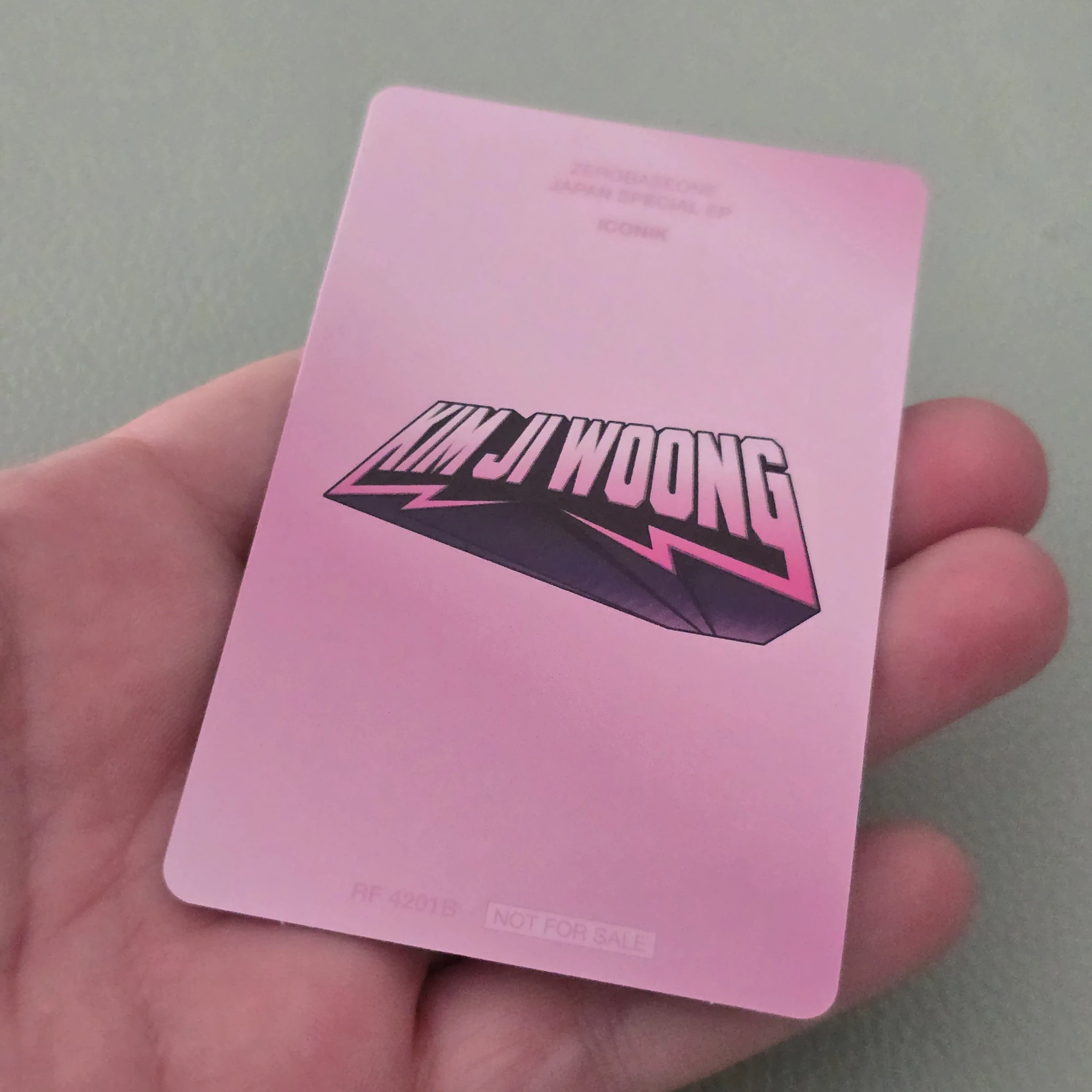 ZEROBASEONE Jiwoong ZEROBASEONE - Jiwoong - Prezent Album album photocard solo jacket version C version listing photo 2