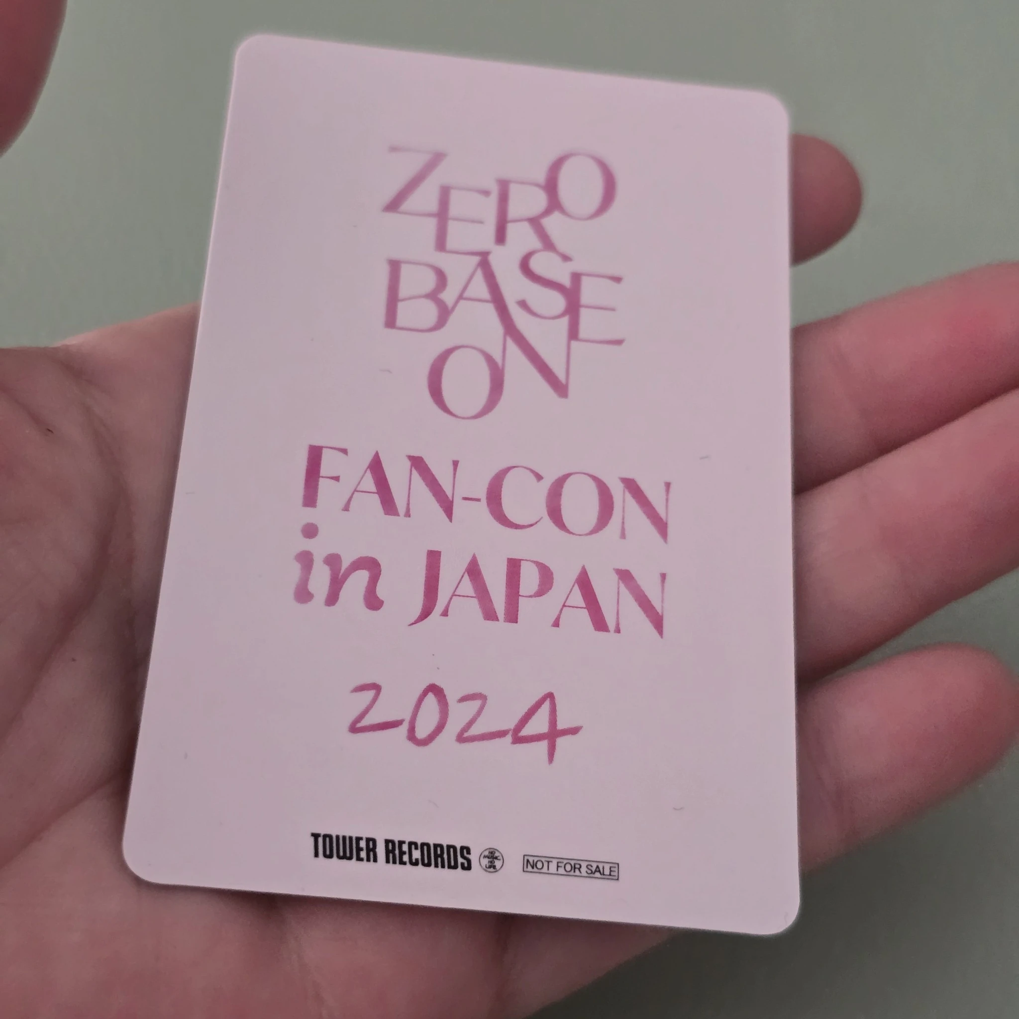 ZEROBASEONE Ricky ZEROBASEONE - Ricky - 2024 Fan-con in Japan Event tower records japan listing photo 2