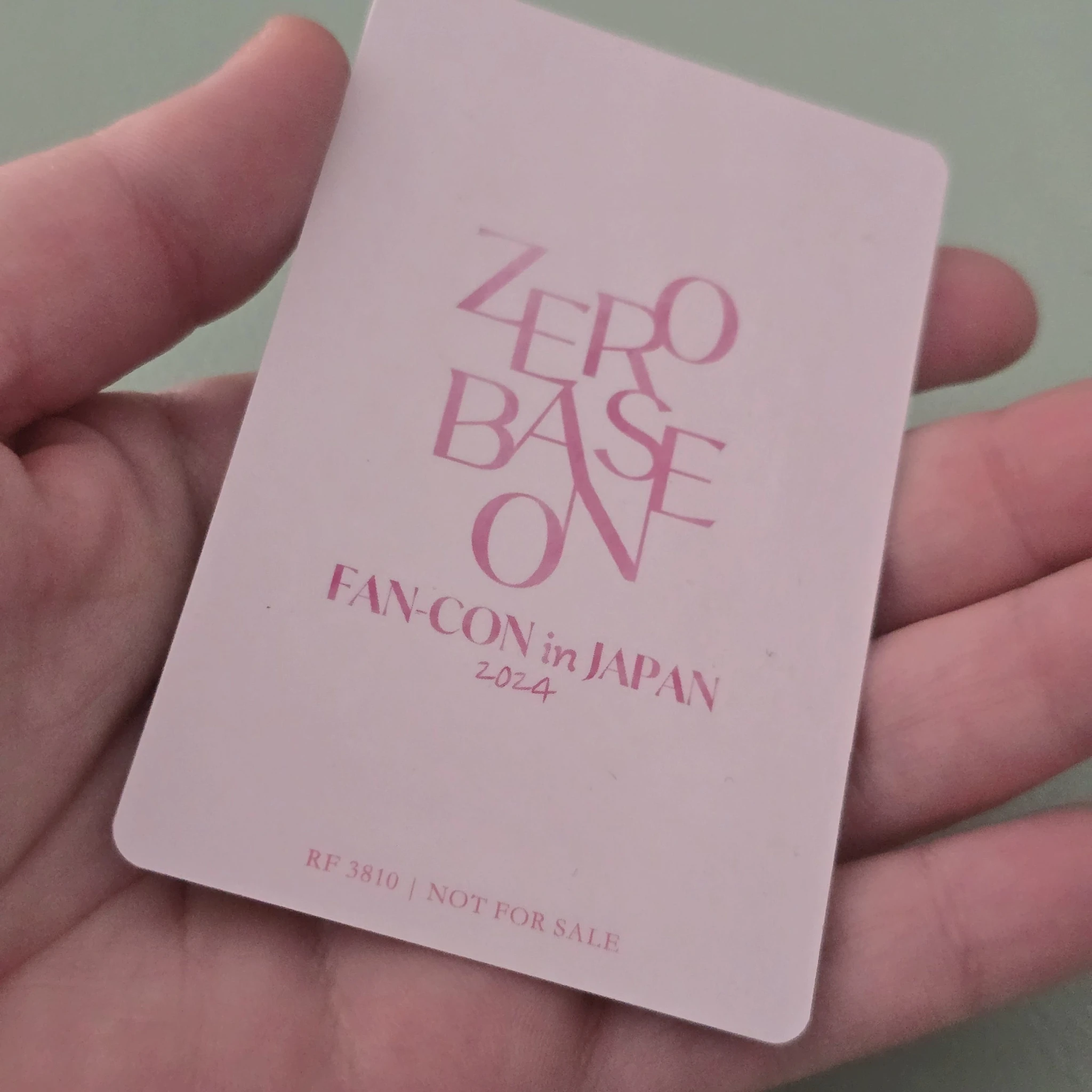 ZEROBASEONE Hanbin ZEROBASEONE - Hanbin - 2024 Fan-con in Japan Event dvd version bluray version dvd inclusion listing photo 2