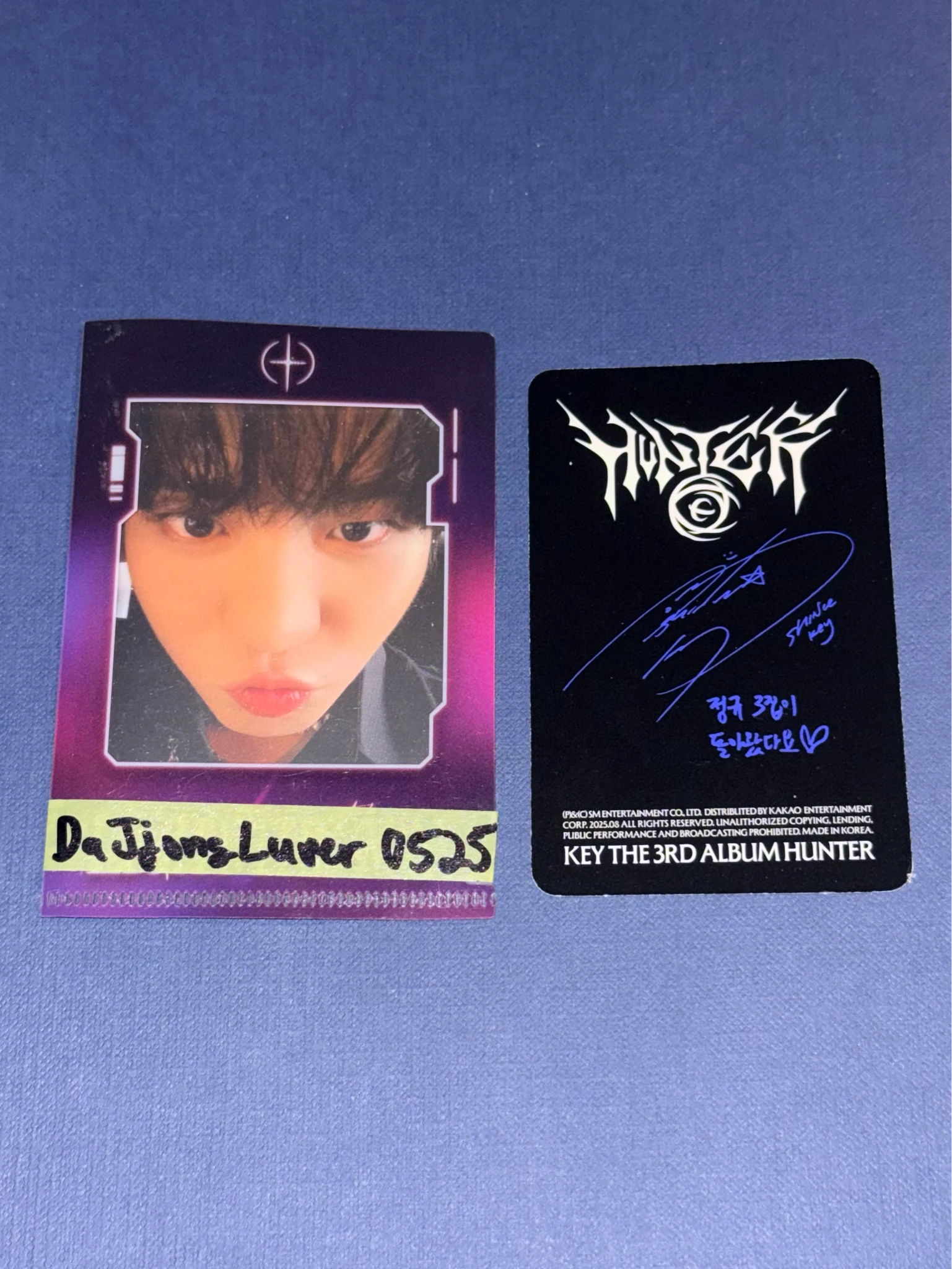 Key Key Key - Key - HUNTER - The 3rd Album Album album photocard listing photo 2