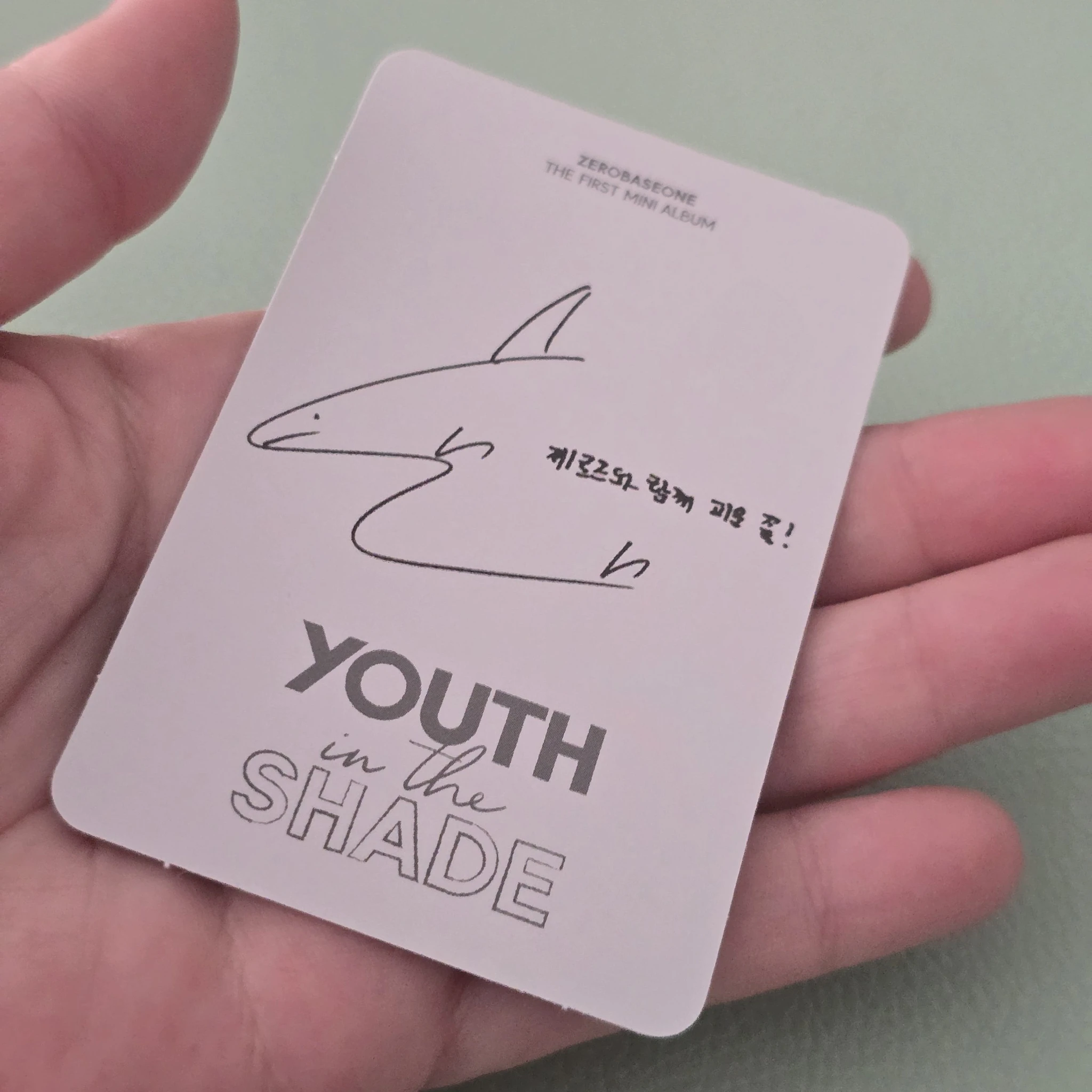 ZEROBASEONE Taerae ZEROBASEONE - Taerae - Youth in the Shade Album album photocard listing photo 2
