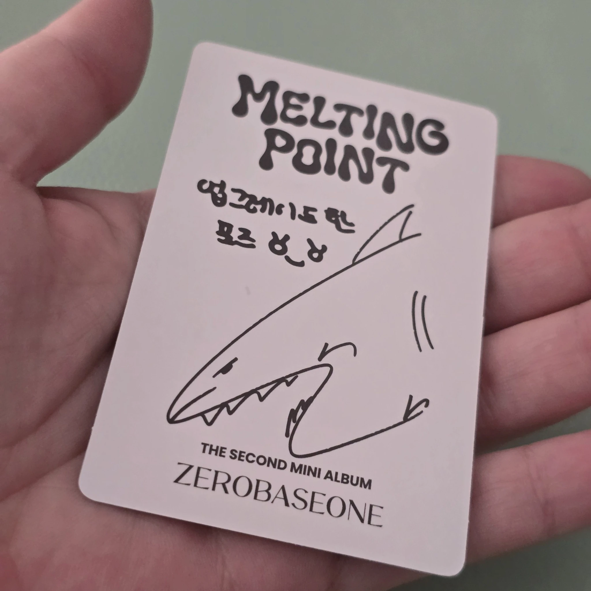 ZEROBASEONE Taerae ZEROBASEONE - Taerae - Melting Point Album album photocard fairytale version A version listing photo 2