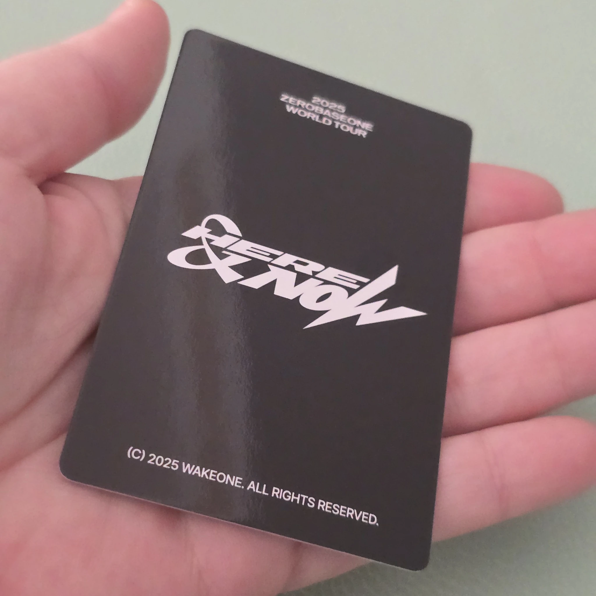 ZEROBASEONE Taerae ZEROBASEONE - Taerae - 2025 WORLD TOUR [𝗛𝗘𝗥𝗘&𝗡𝗢𝗪] Event trading card japan edition A version listing photo 2
