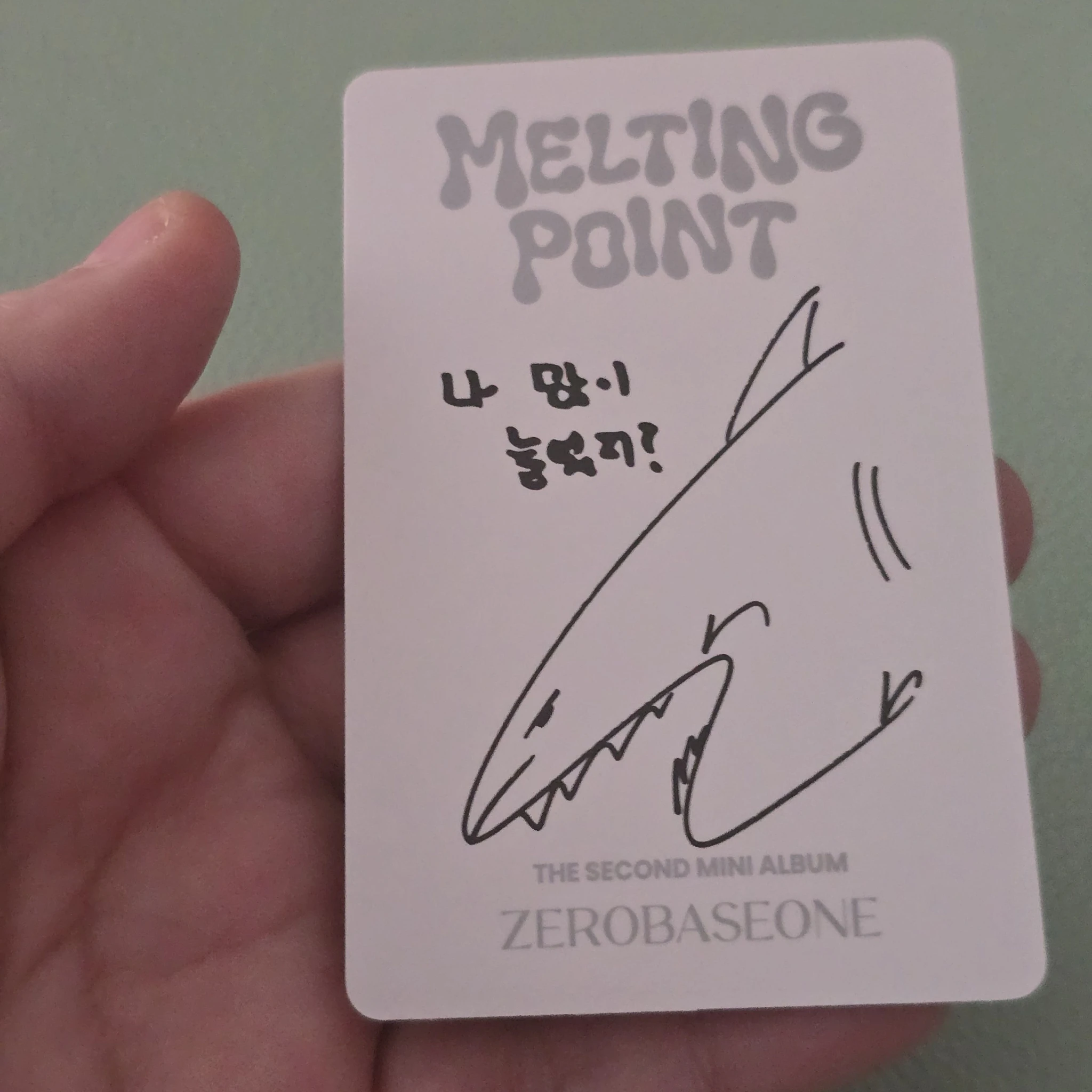 ZEROBASEONE Taerae ZEROBASEONE - Taerae - Melting Point Album digipack version album photocard A version listing photo 2