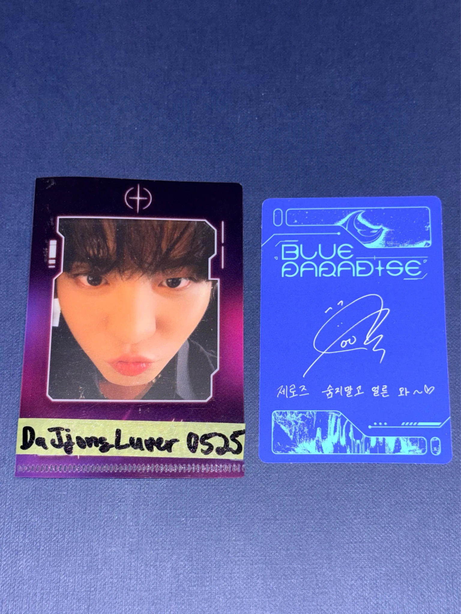 ZEROBASEONE Gunwook ZEROBASEONE - Gunwook - Blue Paradise Album album photocard seek version listing photo 2