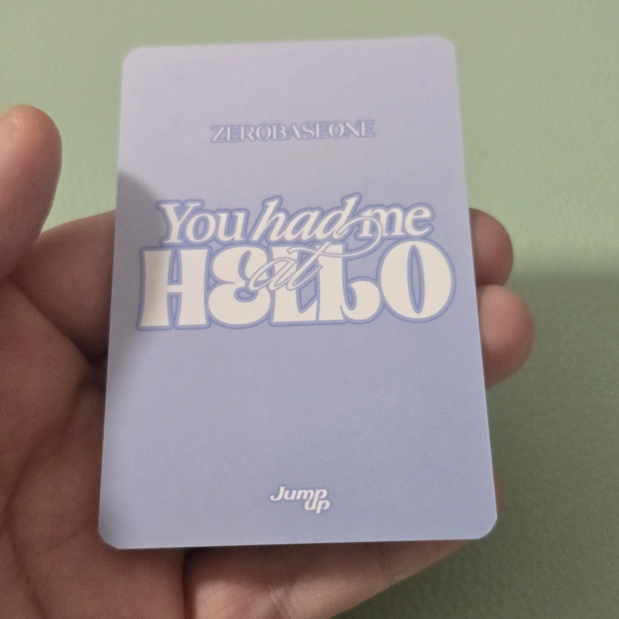 ZEROBASEONE Gyuvin ZEROBASEONE - Gyuvin - You Had Me at Hello Album jump up lucky draw (LD) set benefit listing photo 2