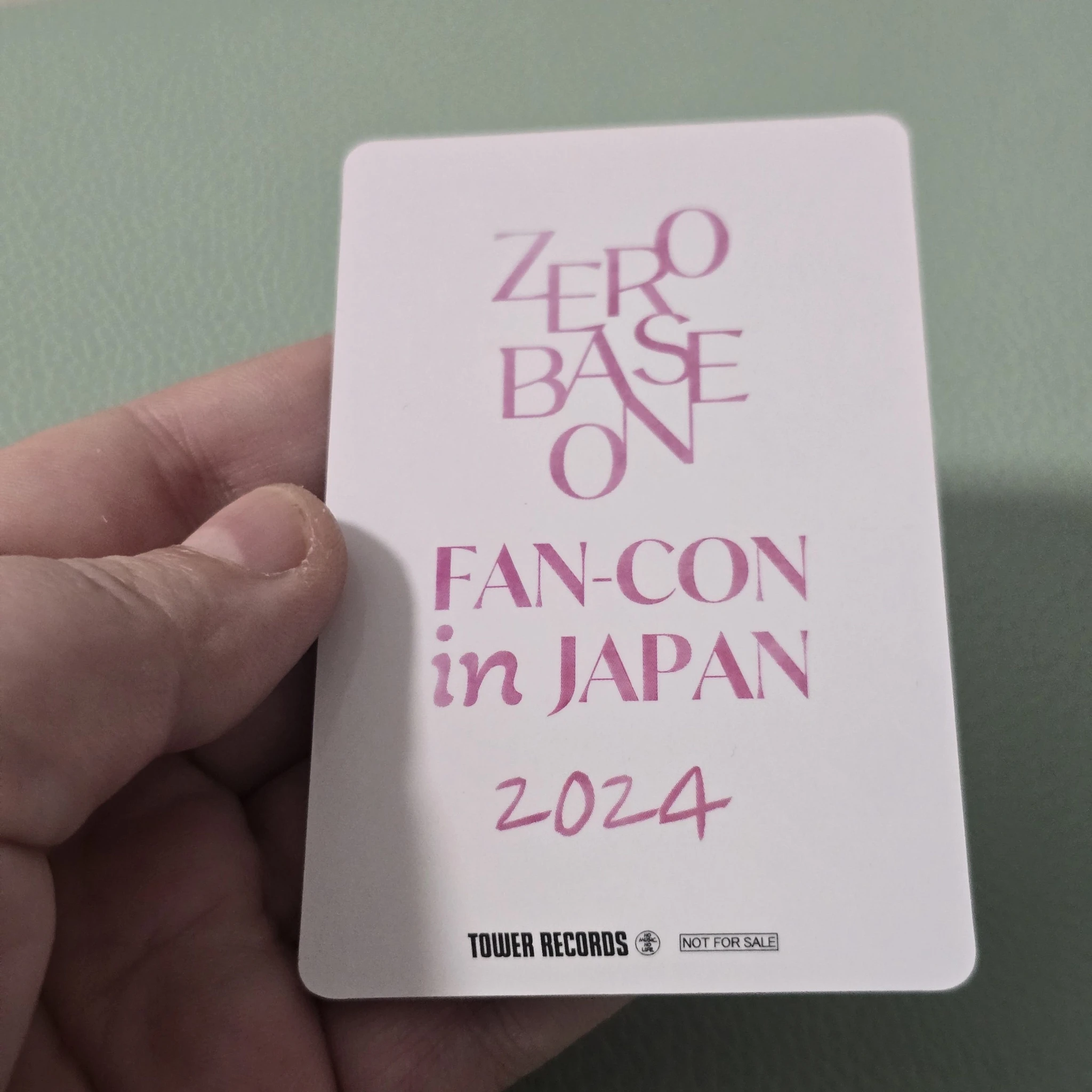 ZEROBASEONE Hao ZEROBASEONE - Hao - 2024 Fan-con in Japan Event tower records japan listing photo 2