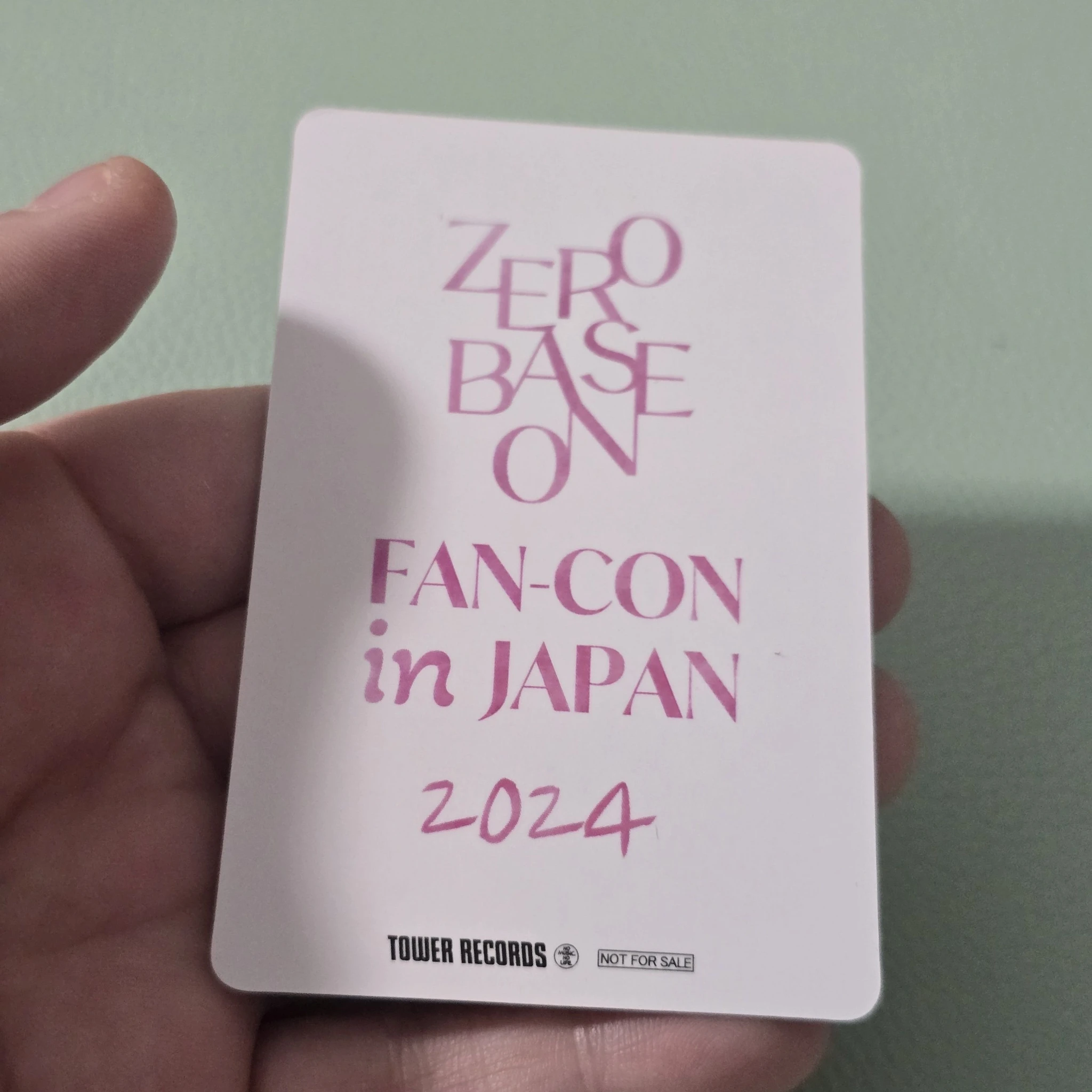 ZEROBASEONE Hanbin ZEROBASEONE - Hanbin - 2024 Fan-con in Japan Event tower records japan listing photo 2