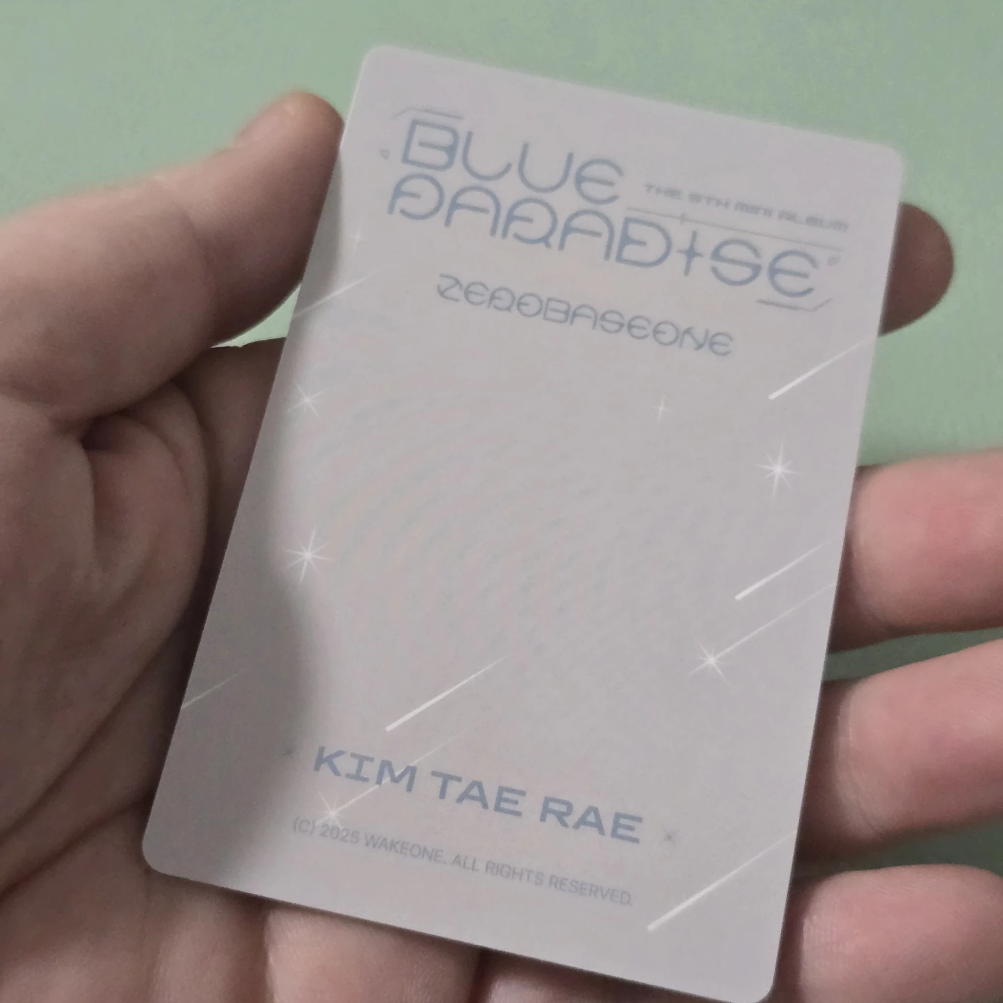 ZEROBASEONE Taerae ZEROBASEONE - Taerae - Blue Paradise Album key cap version listing photo 2