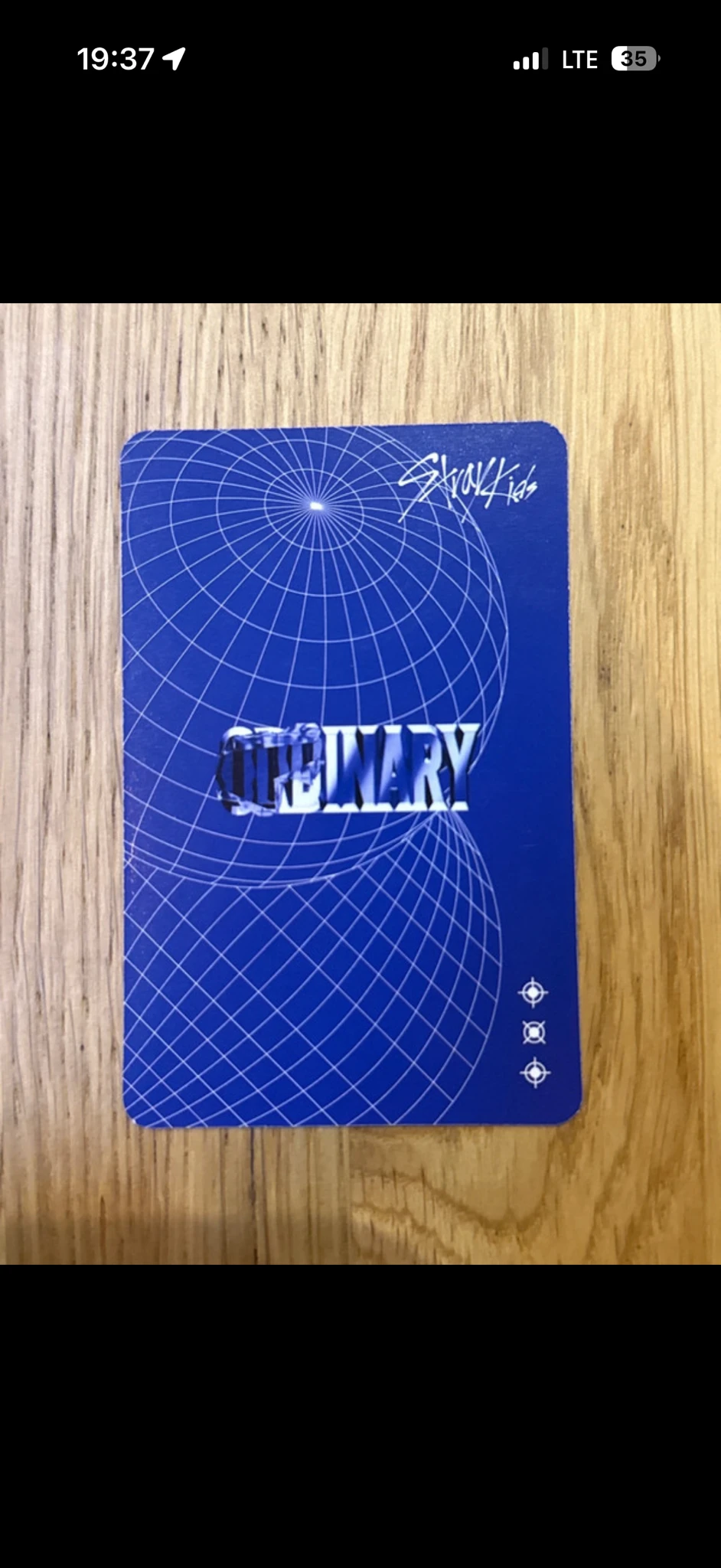 Stray Kids Bang Chan Stray Kids - Bang Chan - Oddinary Album album photocard Bang Chan listing photo 2