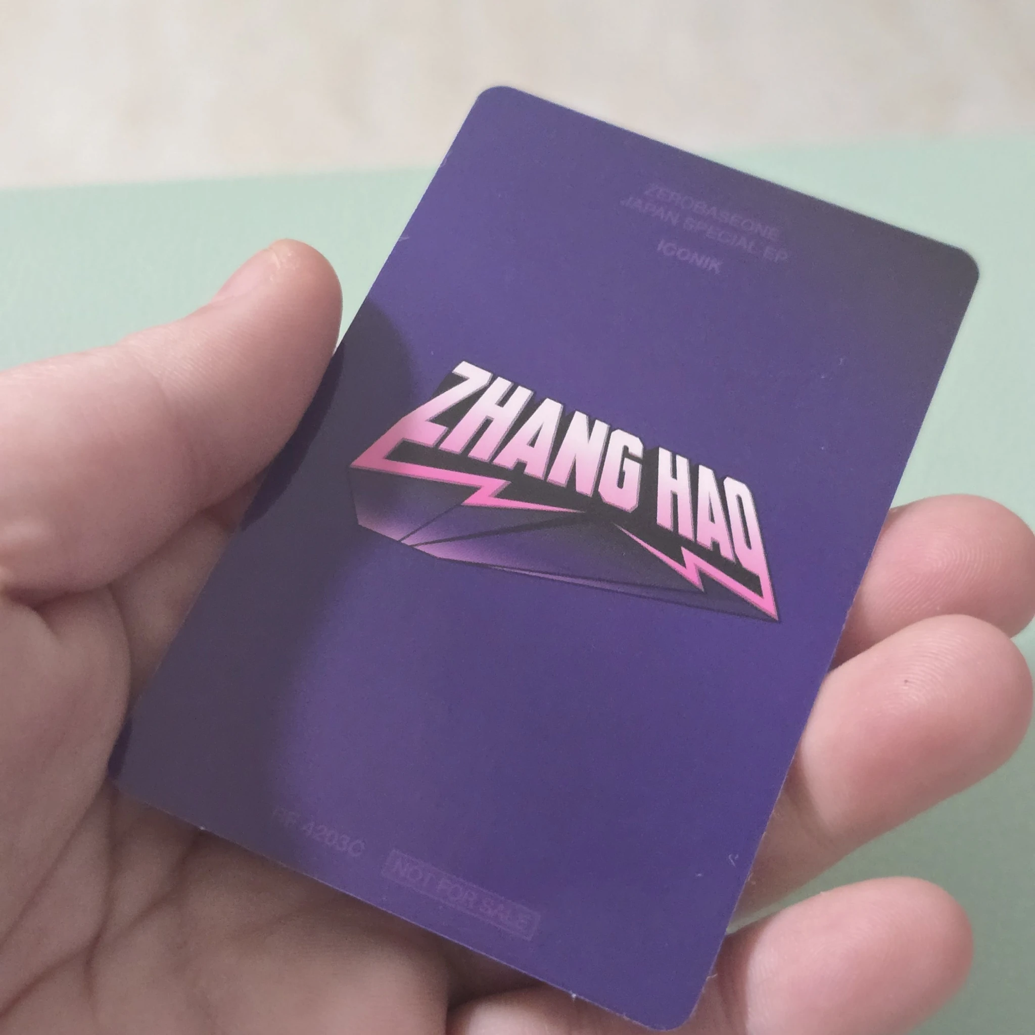 ZEROBASEONE Hao ZEROBASEONE - Hao - ICONIK Album album photocard japanese album solo jacket version A version listing photo 2