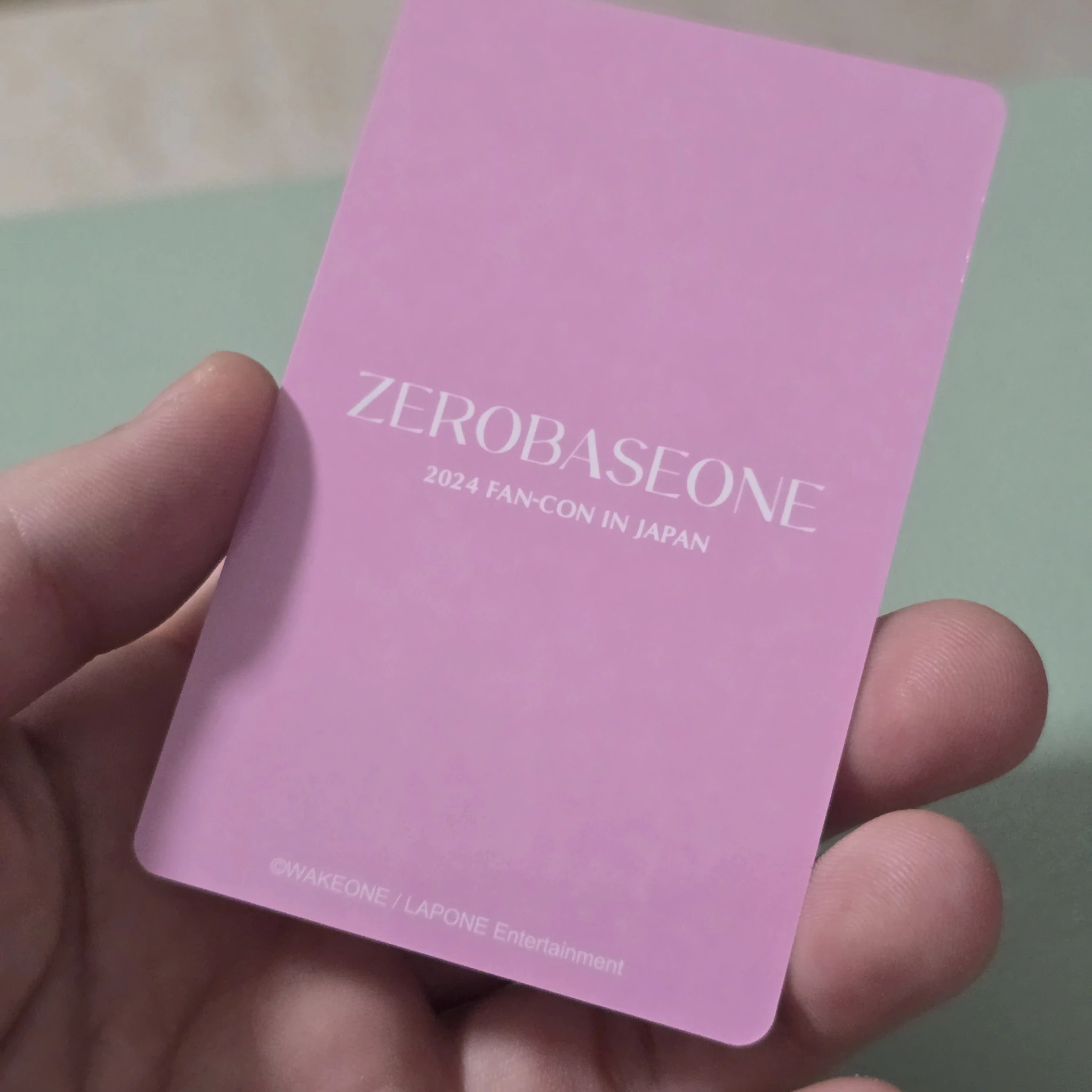 ZEROBASEONE ZEROBASEONE - Gyuvin & Gunwook - 2024 Fan-con in Japan Event trading card listing photo 2