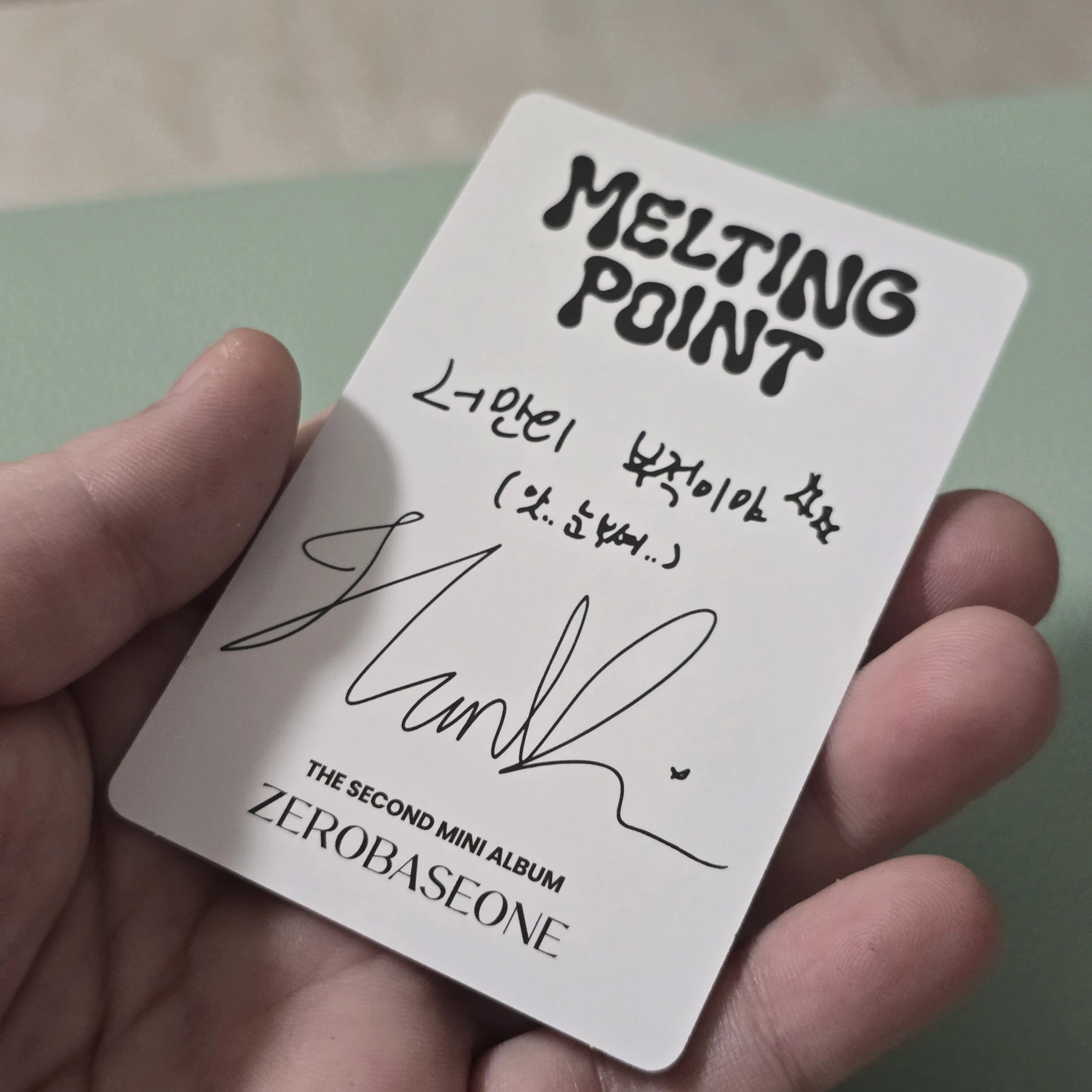 ZEROBASEONE Hanbin ZEROBASEONE - Hanbin - Melting Point Album loyalty listing photo 2