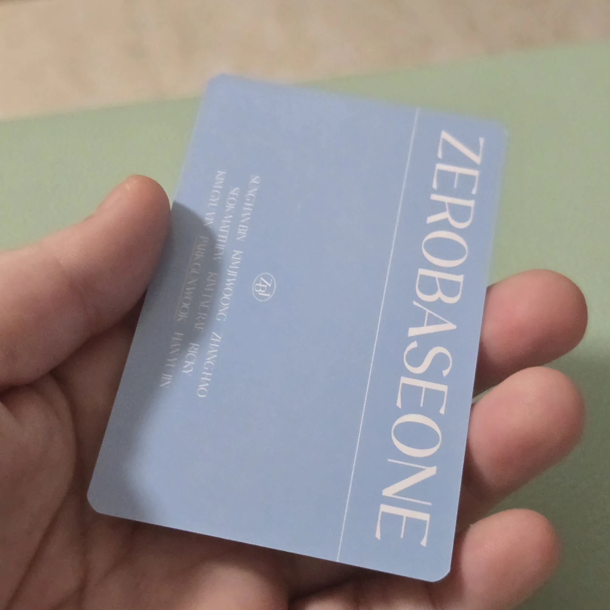 ZEROBASEONE Gunwook ZEROBASEONE - Gunwook - 2023 FAN-CON Event trading card C version listing photo 2