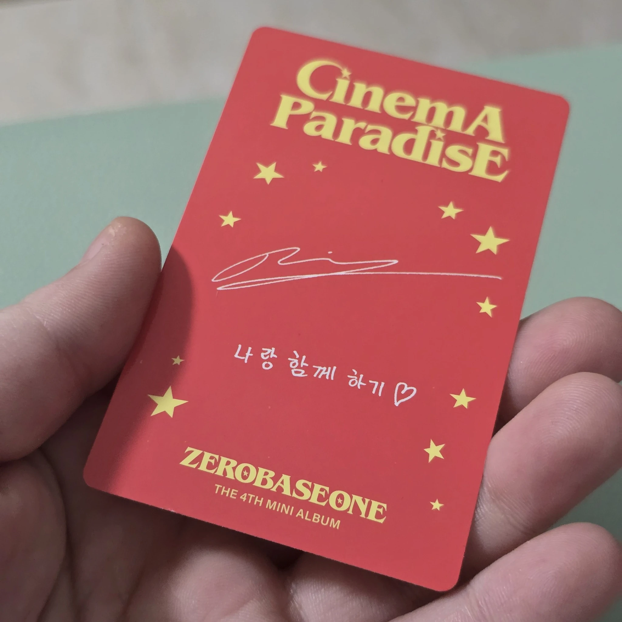 ZEROBASEONE Ricky ZEROBASEONE - Ricky - Cinema Paradise Album album photocard sf version listing photo 2