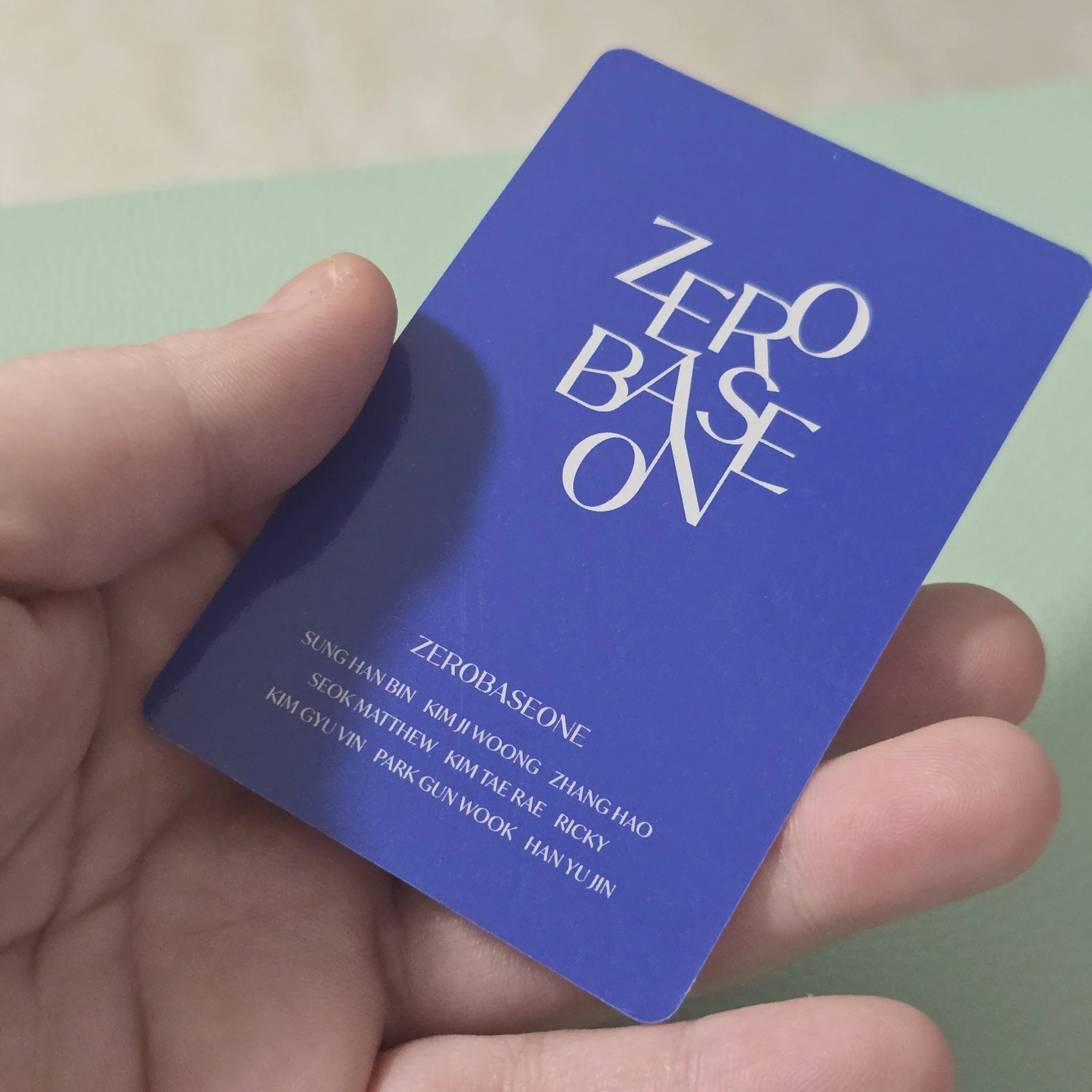 ZEROBASEONE Hanbin ZEROBASEONE - Hanbin - Lightstick Other photocard set pob (pre-order benefit) listing photo 2