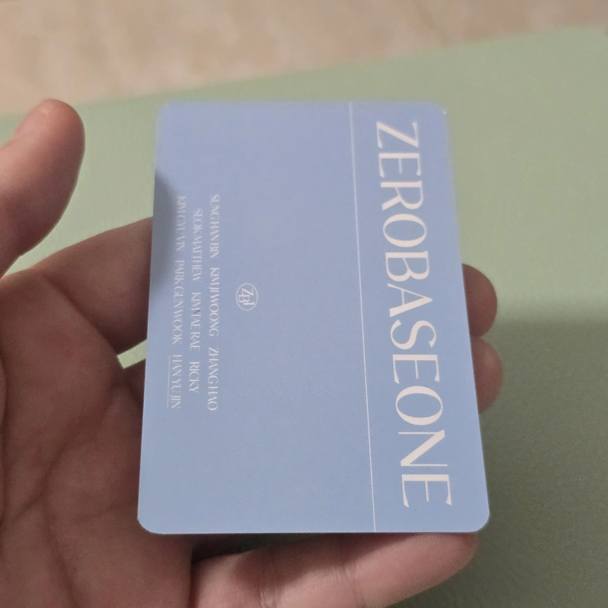 ZEROBASEONE Yujin ZEROBASEONE - Yujin - 2023 FAN-CON Event trading card C version listing photo 2