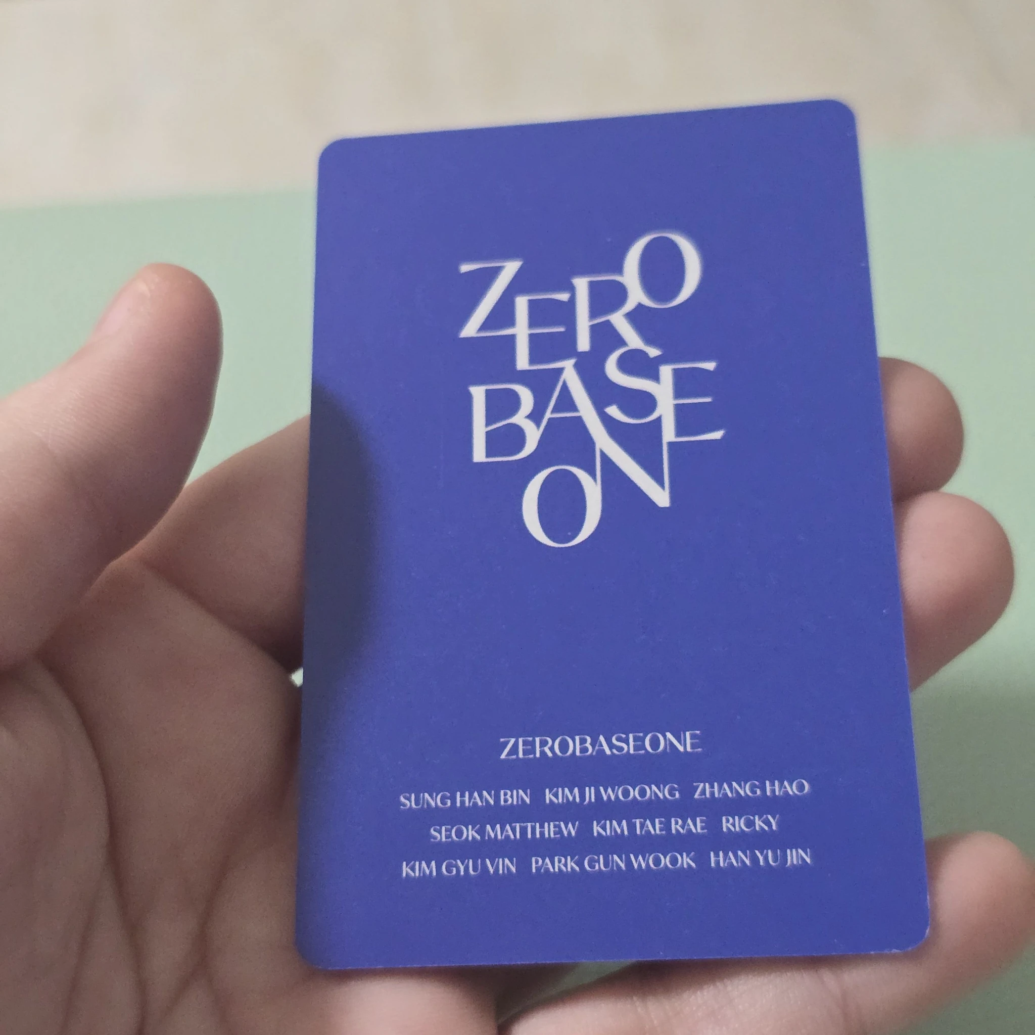 ZEROBASEONE Taerae ZEROBASEONE - Taerae - Lightstick Other photocard set pob (pre-order benefit) listing photo 2