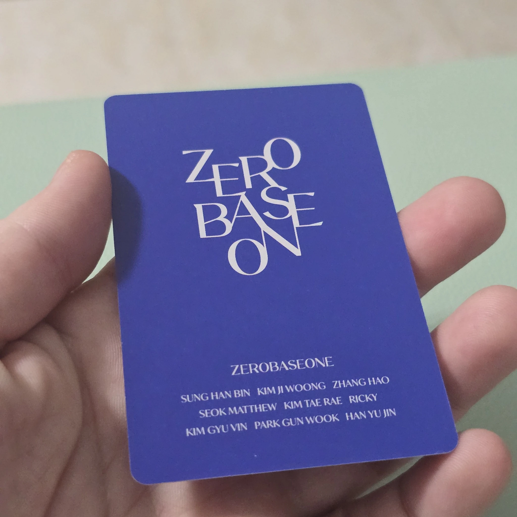 ZEROBASEONE Gyuvin ZEROBASEONE - Gyuvin - Lightstick Other photocard set pob (pre-order benefit) listing photo 2