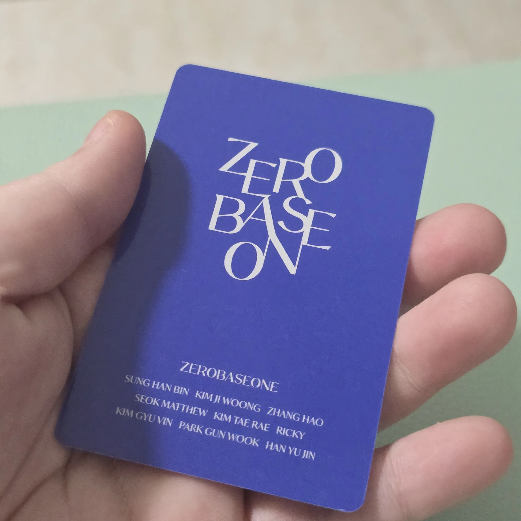 ZEROBASEONE Gunwook ZEROBASEONE - Gunwook - Lightstick Other photocard set pob (pre-order benefit) listing photo 2