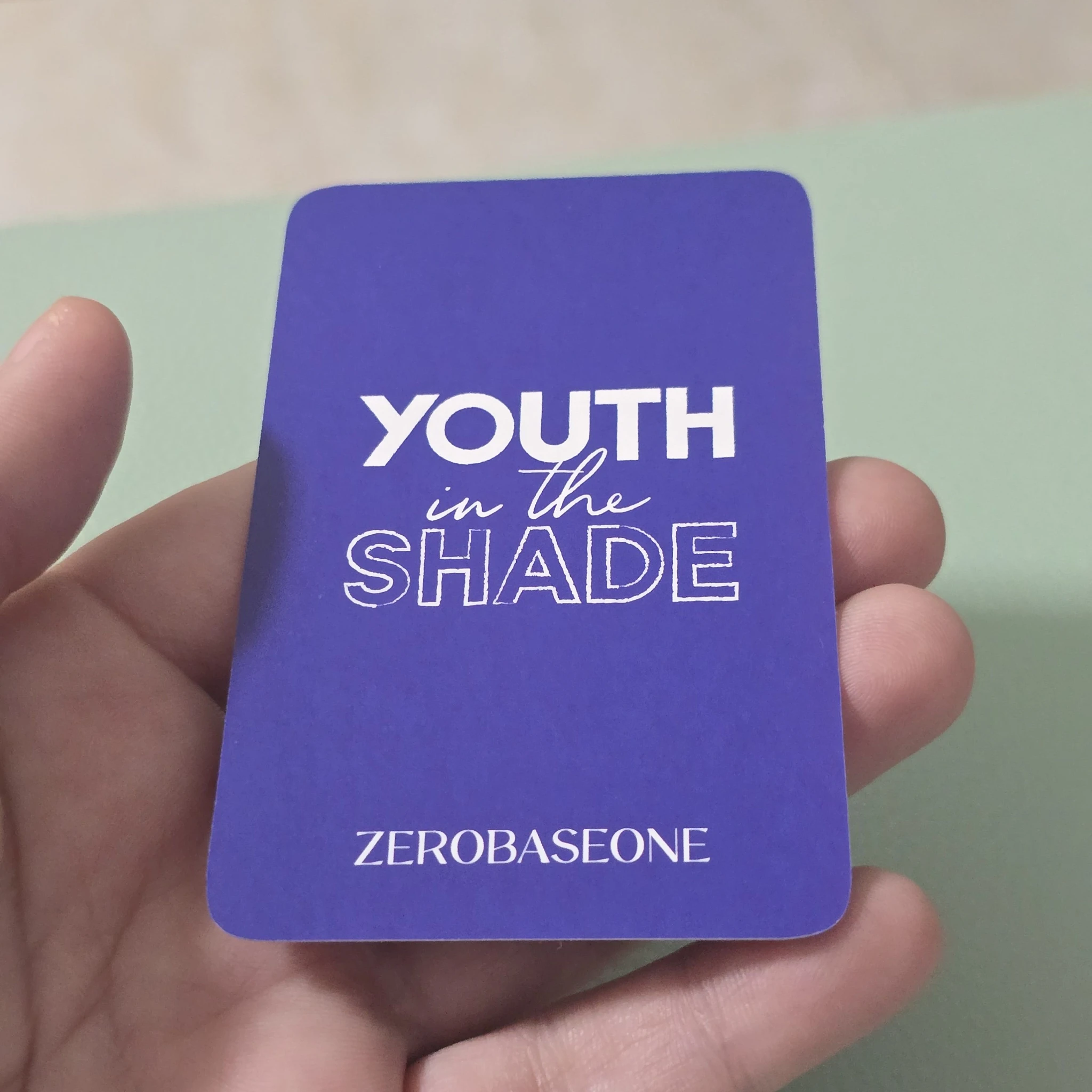 ZEROBASEONE Jiwoong ZEROBASEONE - Jiwoong - Youth in the Shade Album listing photo 2