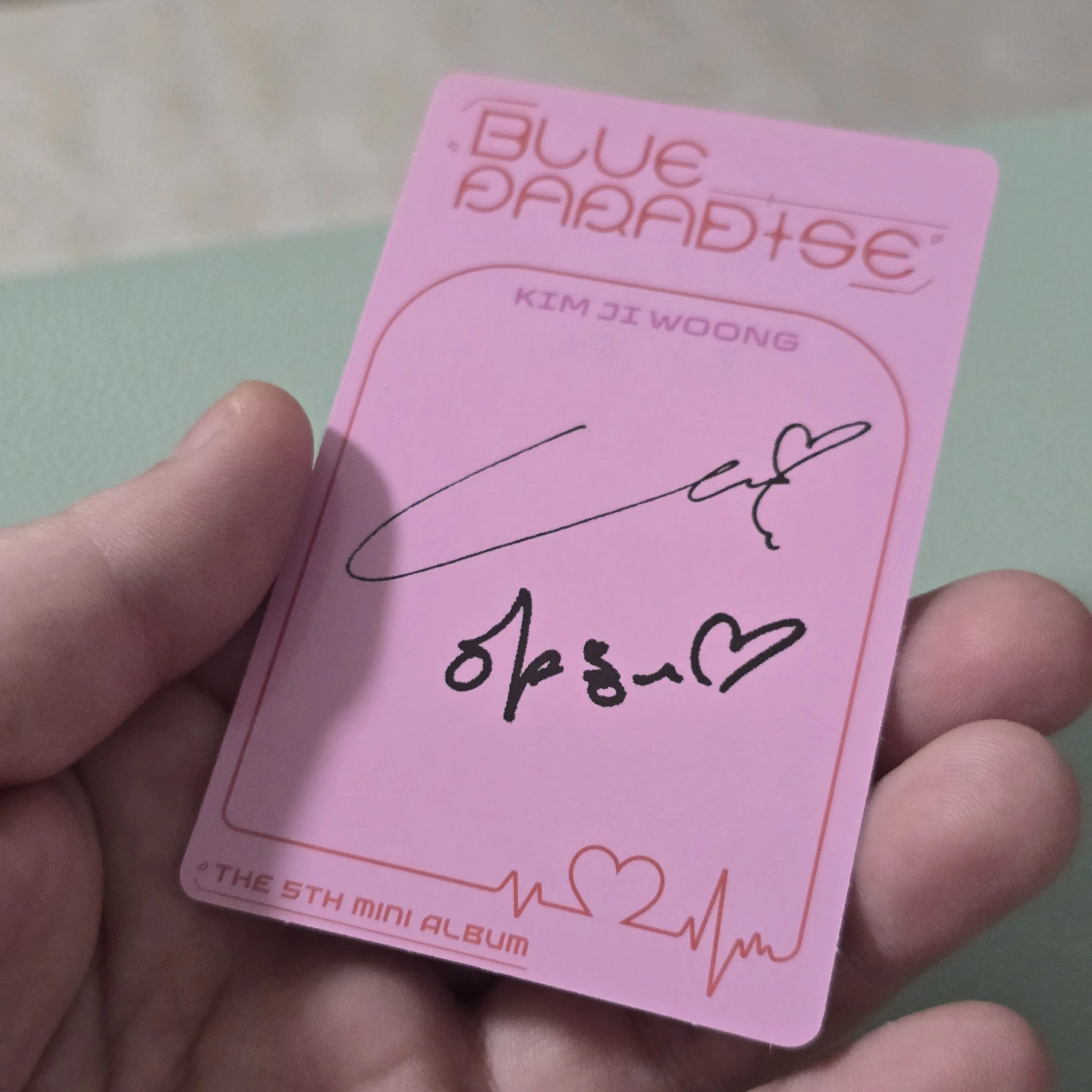 ZEROBASEONE Jiwoong ZEROBASEONE - Jiwoong - Blue Paradise Album listing photo 2