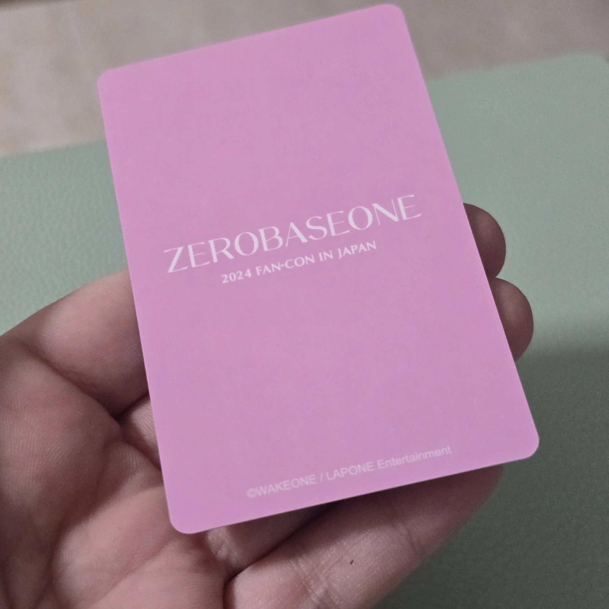 ZEROBASEONE Gyuvin ZEROBASEONE - Gyuvin - 2024 FAN-CON IN JAPAN Event trading card listing photo 2