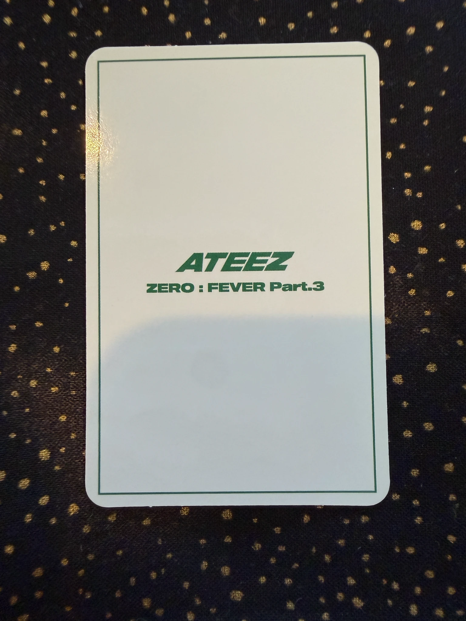 ATEEZ Seonghwa ATEEZ - Seonghwa - ZERO : FEVER Part.3 Album synnara pob (pre-order benefit) listing photo 2
