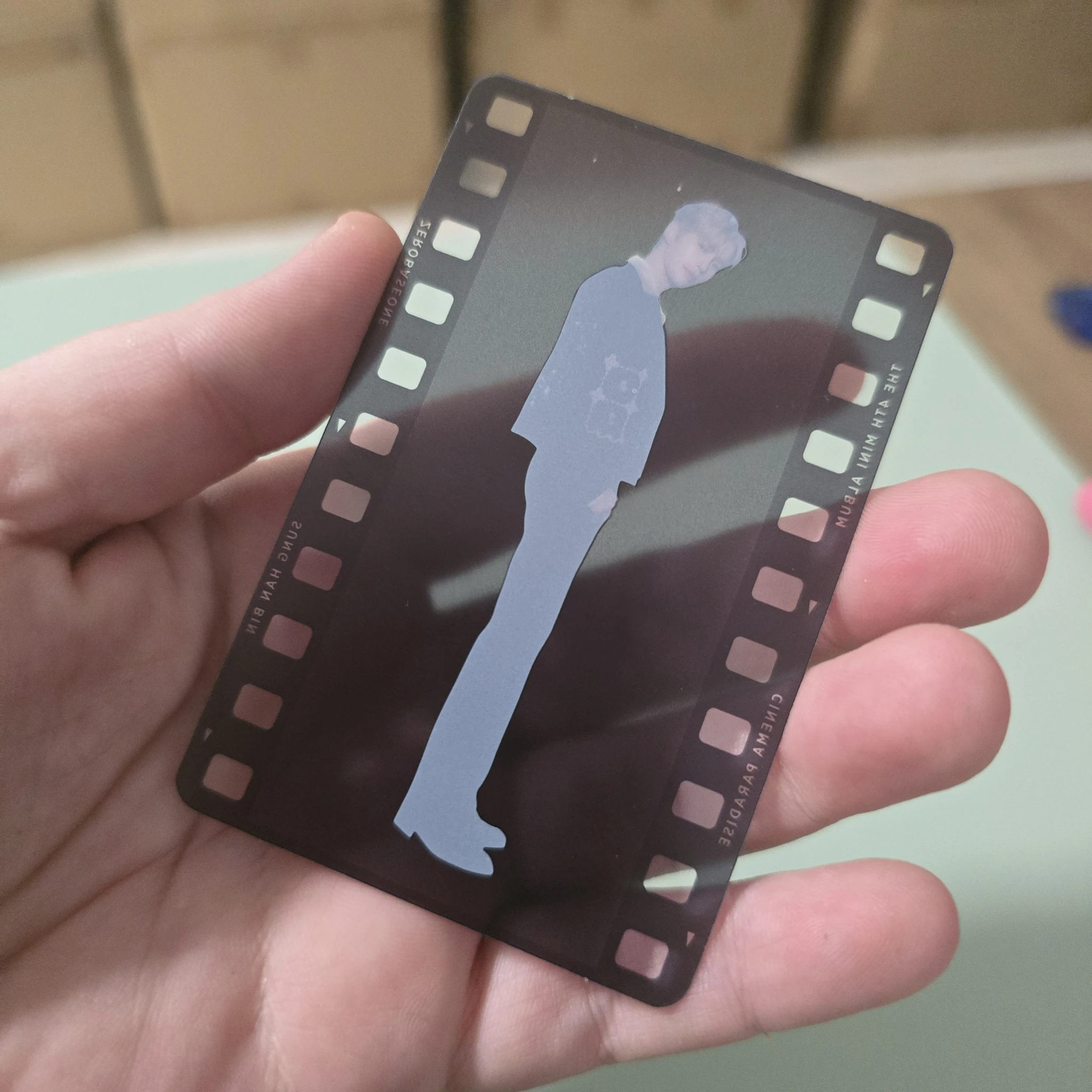 ZEROBASEONE Hanbin ZEROBASEONE - Hanbin - Cinema Paradise Album album photocard nemo version transparent/translucent film version listing photo 2