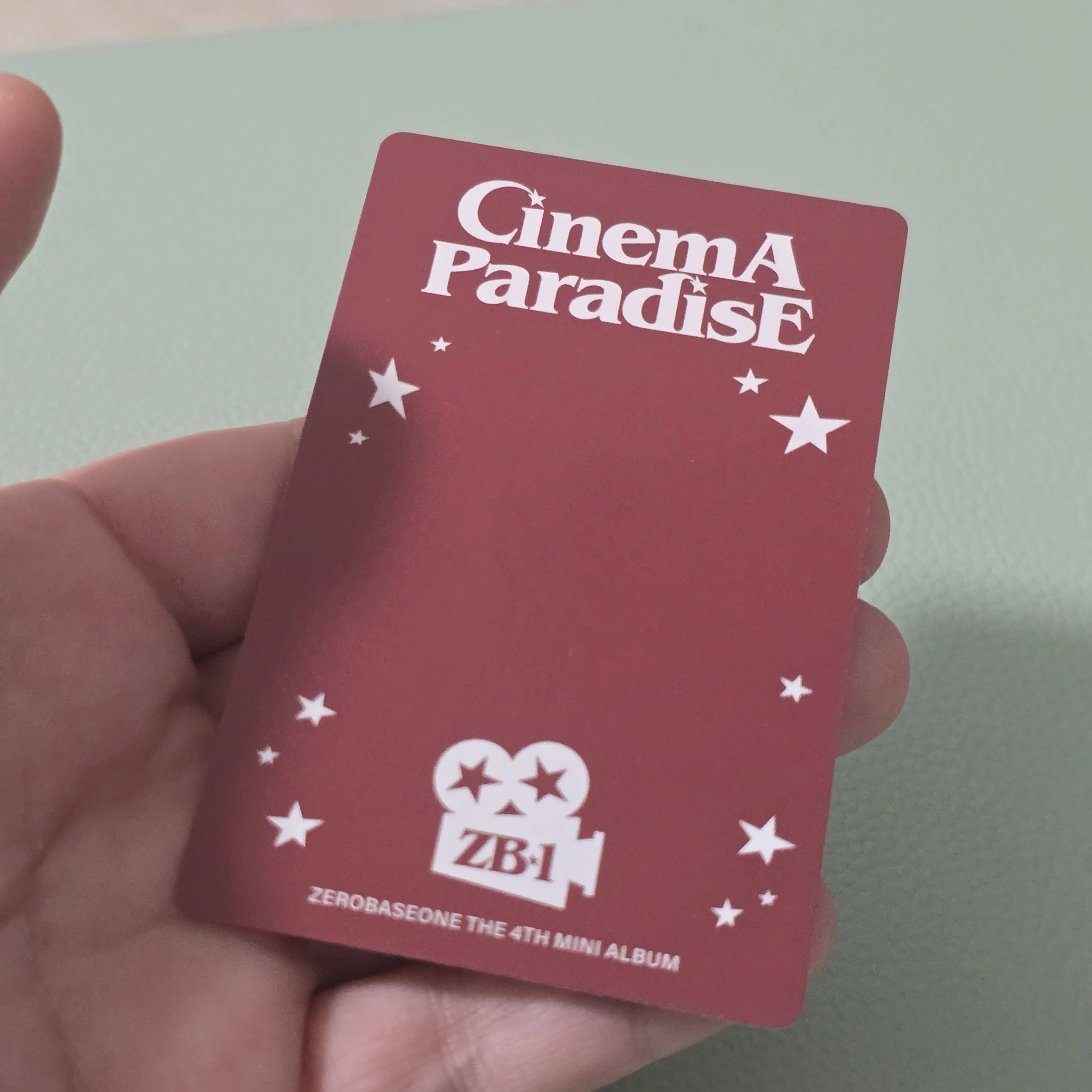ZEROBASEONE ZEROBASEONE - Hanbin & Yujin - Cinema Paradise Album album photocard zerose version listing photo 2