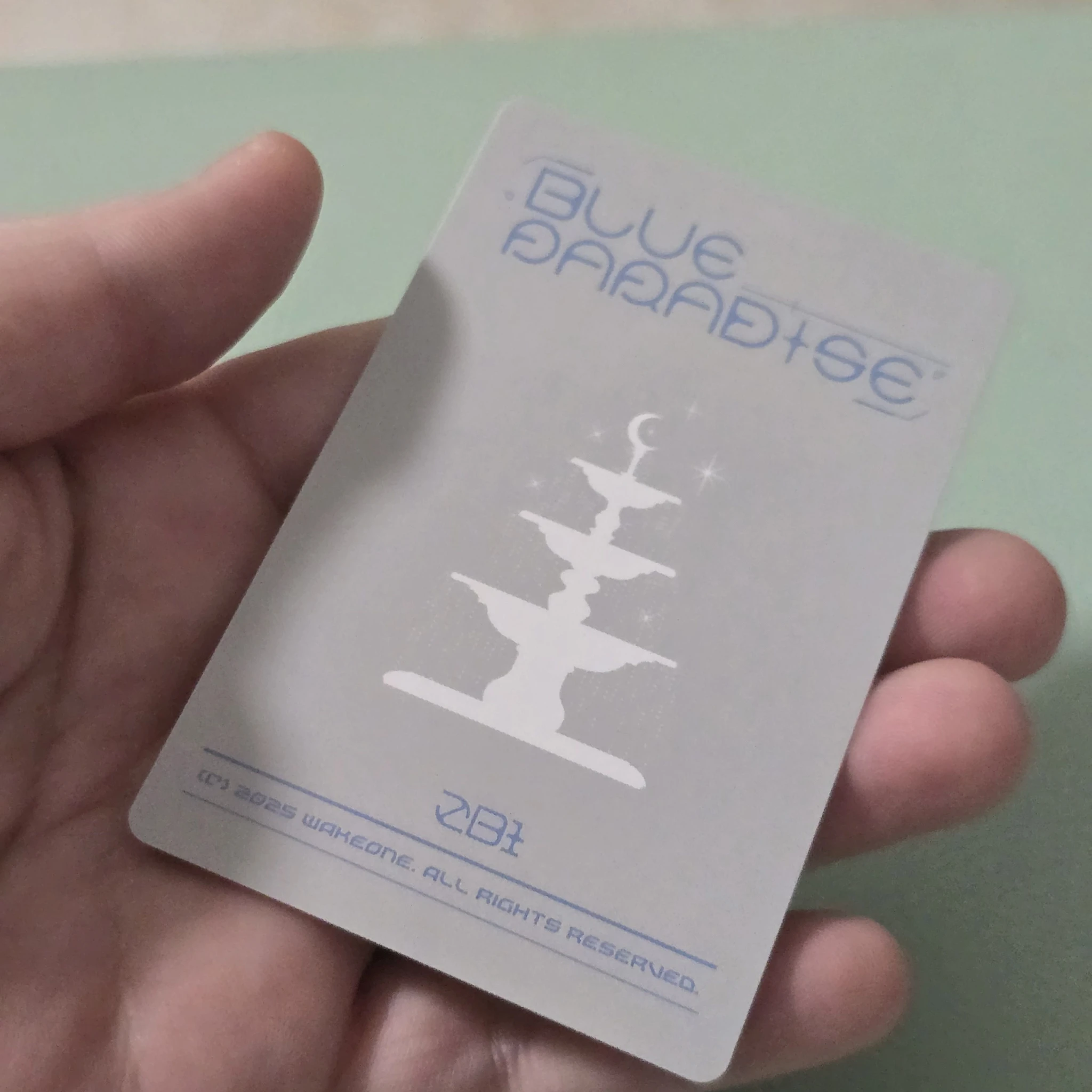 ZEROBASEONE Gyuvin ZEROBASEONE - Gyuvin - Blue Paradise Pop-up Store Event trading card B version listing photo 2