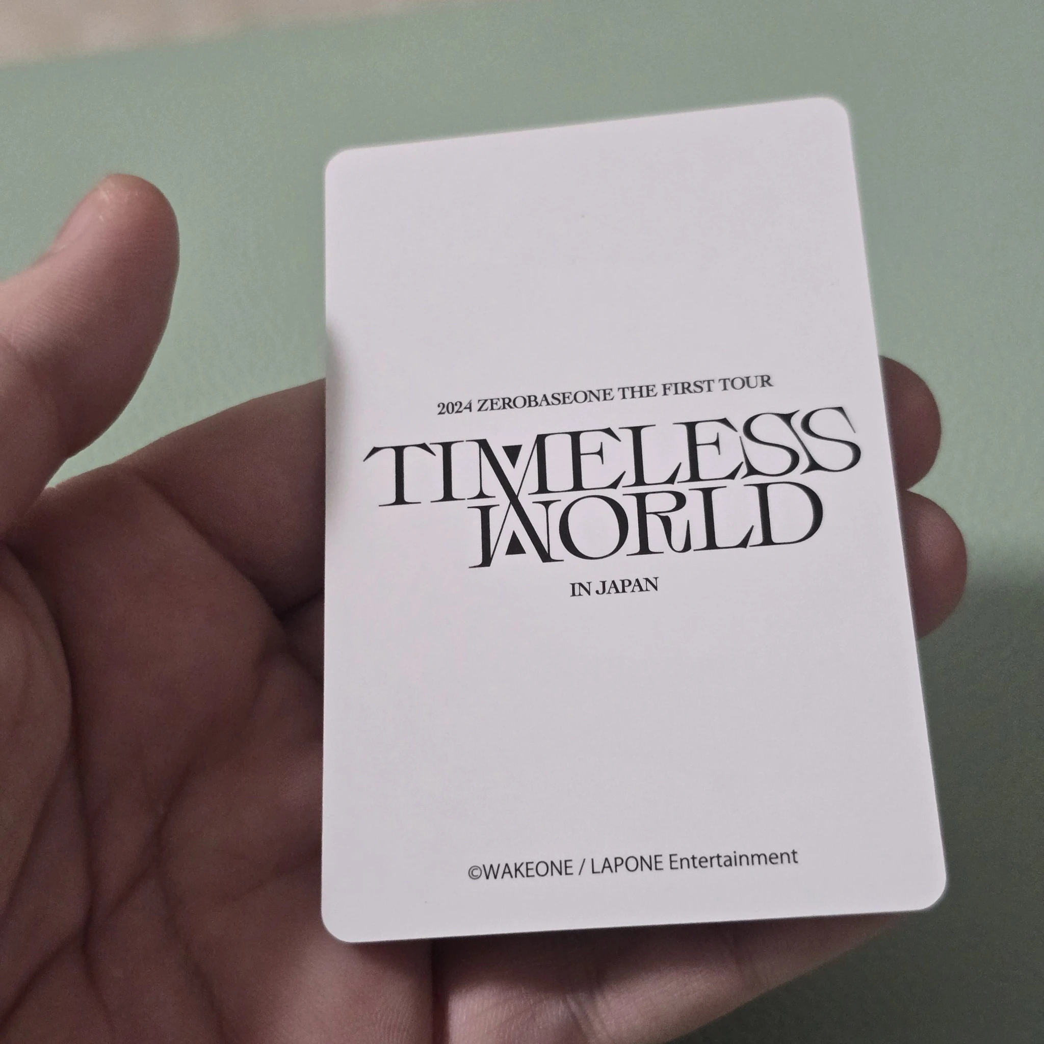 ZEROBASEONE Gyuvin ZEROBASEONE - Gyuvin - 2024 The First Tour [Timeless World] Event japan purchase benefit listing photo 2
