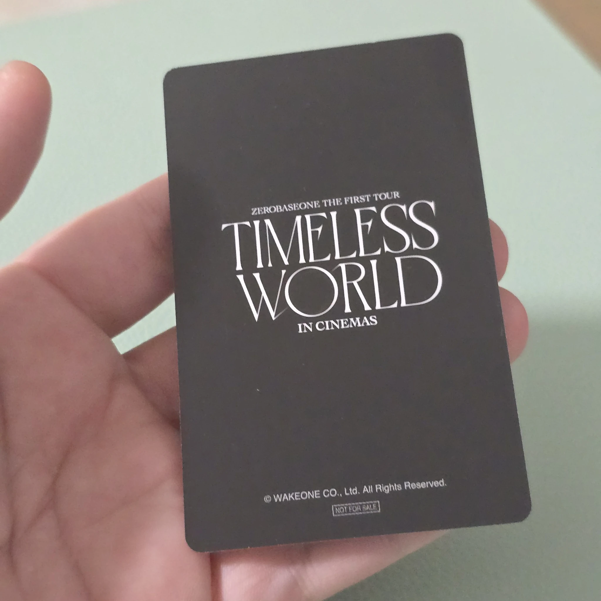 ZEROBASEONE Gunwook ZEROBASEONE - Gunwook - ZEROBASEONE THE FIRST TOUR [TIMELESS WORLD] IN CINEMAS Event live viewing pob (pre-order benefit) week 1 listing photo 2