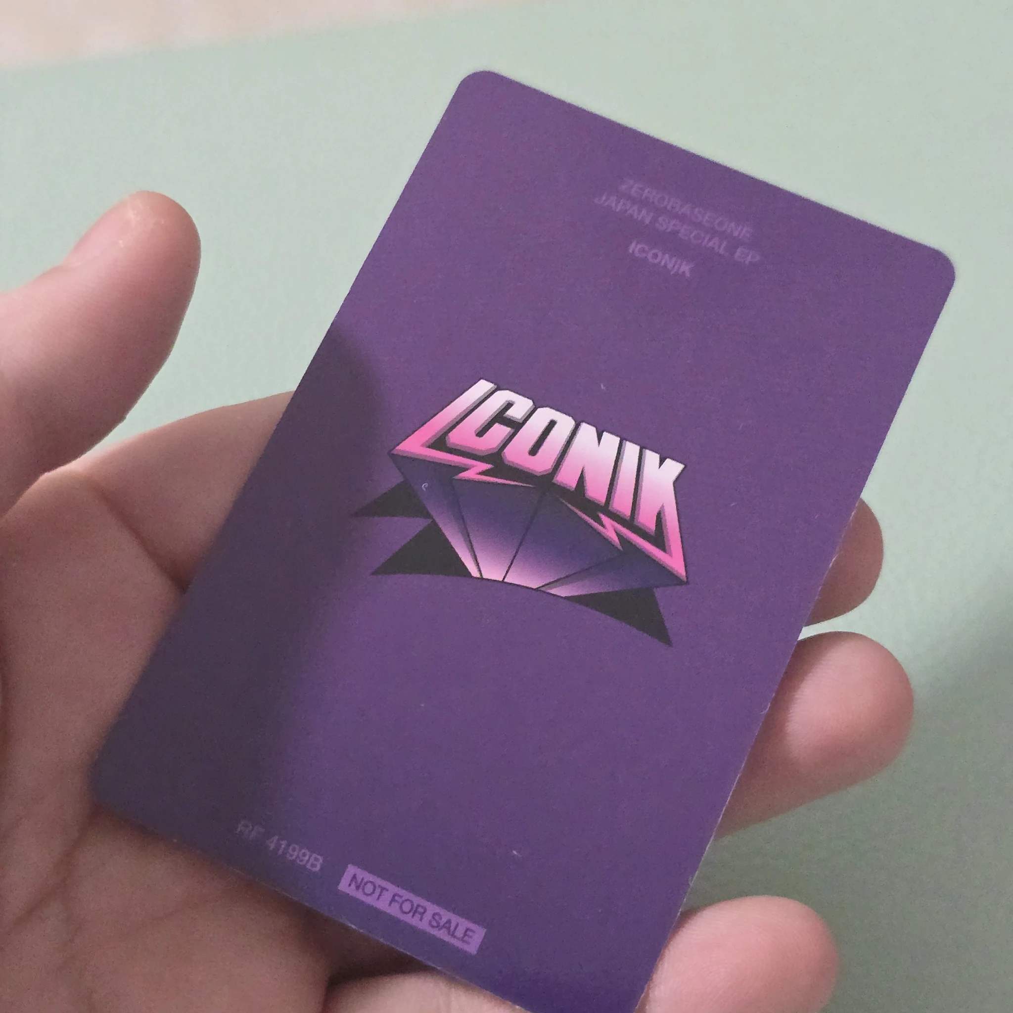 ZEROBASEONE Jiwoong ZEROBASEONE - Jiwoong - ICONIK Album japanese album standard version B version album photocard listing photo 2