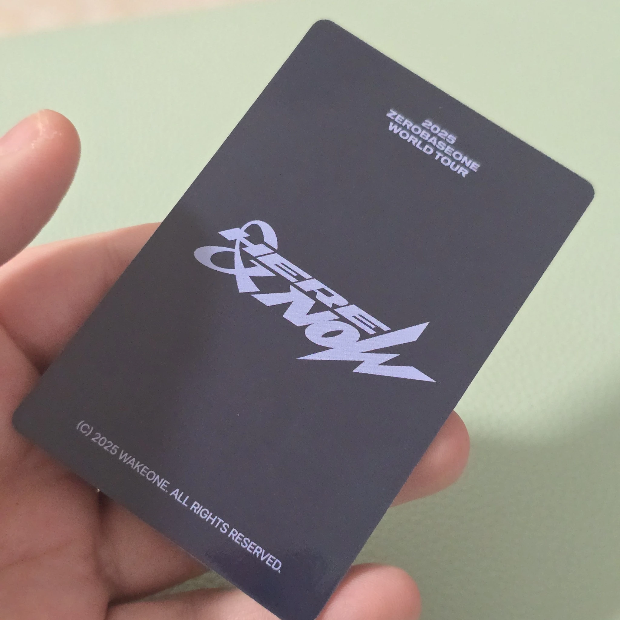 ZEROBASEONE Gunwook ZEROBASEONE - Gunwook - 2025 WORLD TOUR [𝗛𝗘𝗥𝗘&𝗡𝗢𝗪] Event trading card japan edition B version listing photo 2