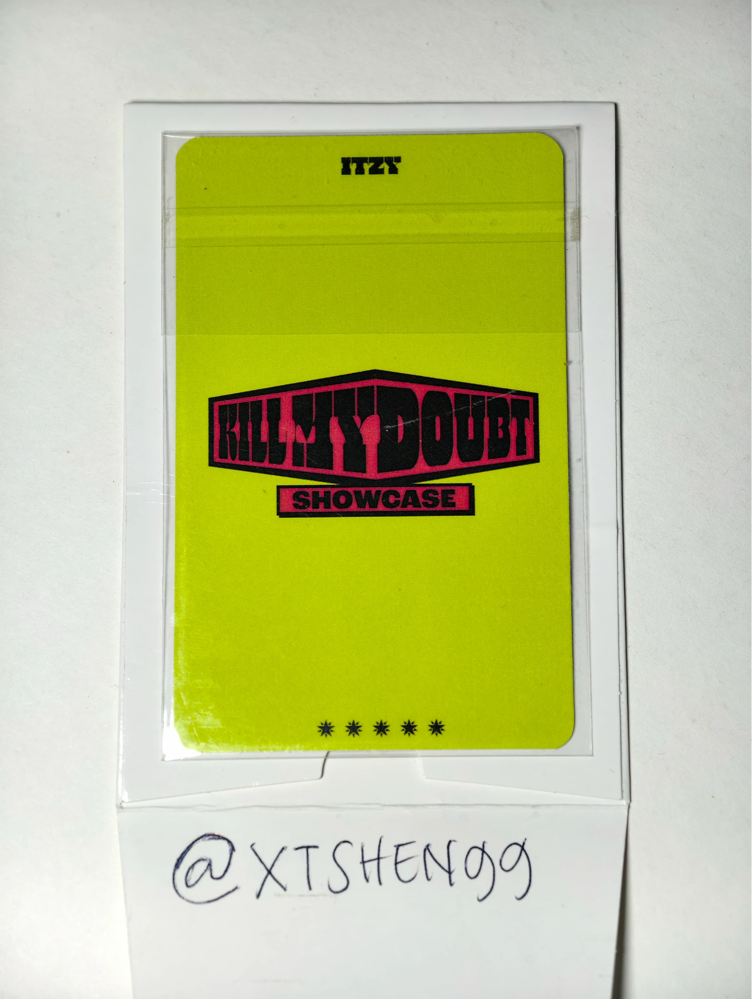ITZY Lia ITZY - Lia - KILL MY DOUBT Album showcase photocard set listing photo 2