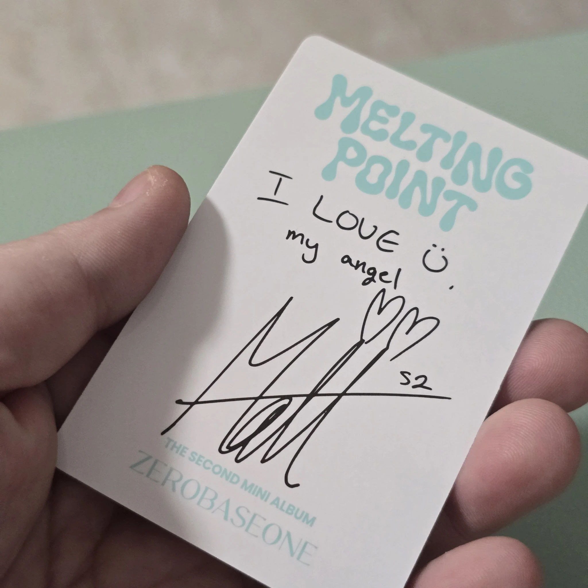 ZEROBASEONE Matthew ZEROBASEONE - Matthew - Melting Point Album album photocard mystery version B version listing photo 2