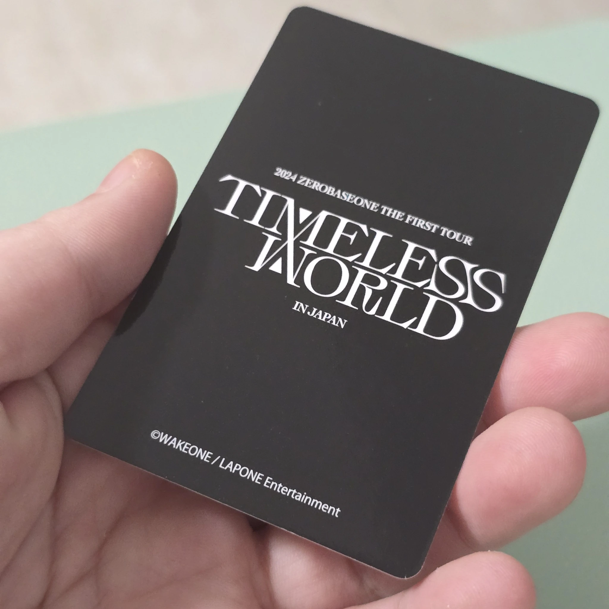 ZEROBASEONE Gunwook ZEROBASEONE - Gunwook - 2024 The First Tour [Timeless World] Event japan trading card concept photocard listing photo 2