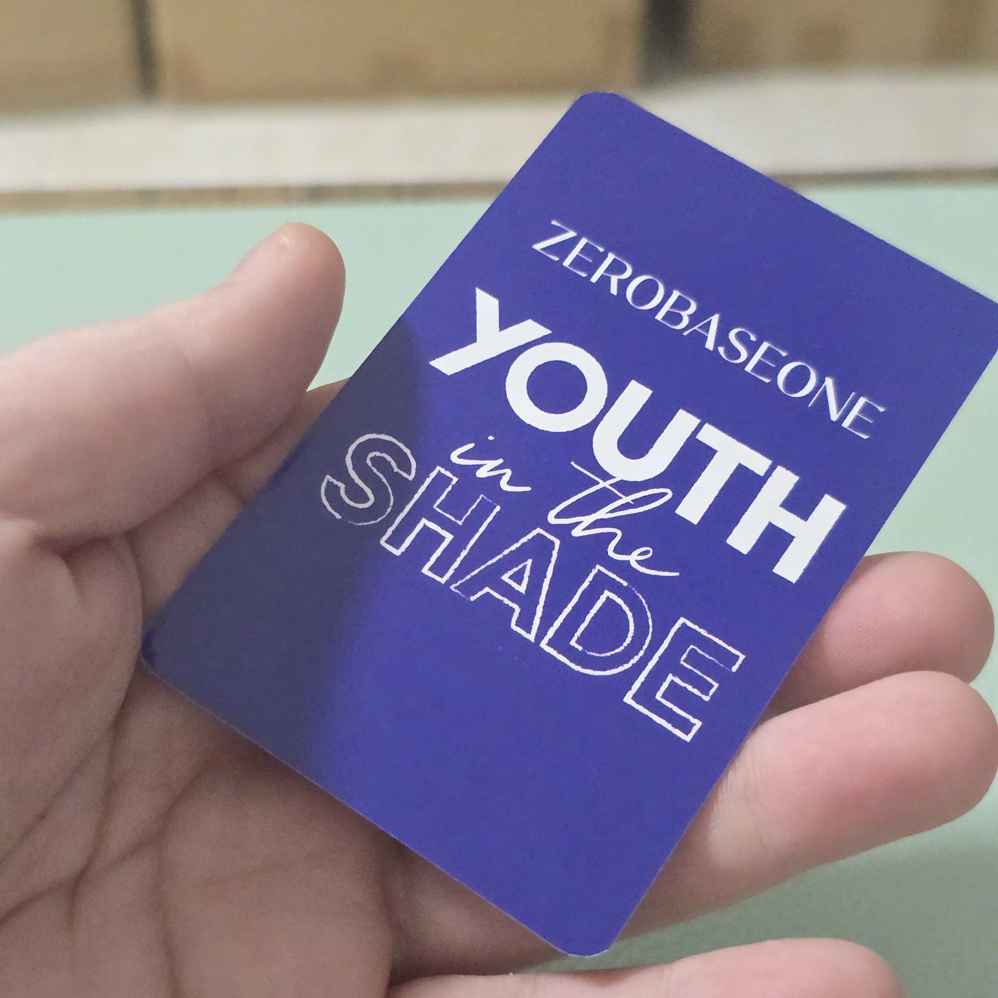 ZEROBASEONE Hanbin ZEROBASEONE - Hanbin - Youth in the Shade Album pob (pre-order benefit) makestar listing photo 2