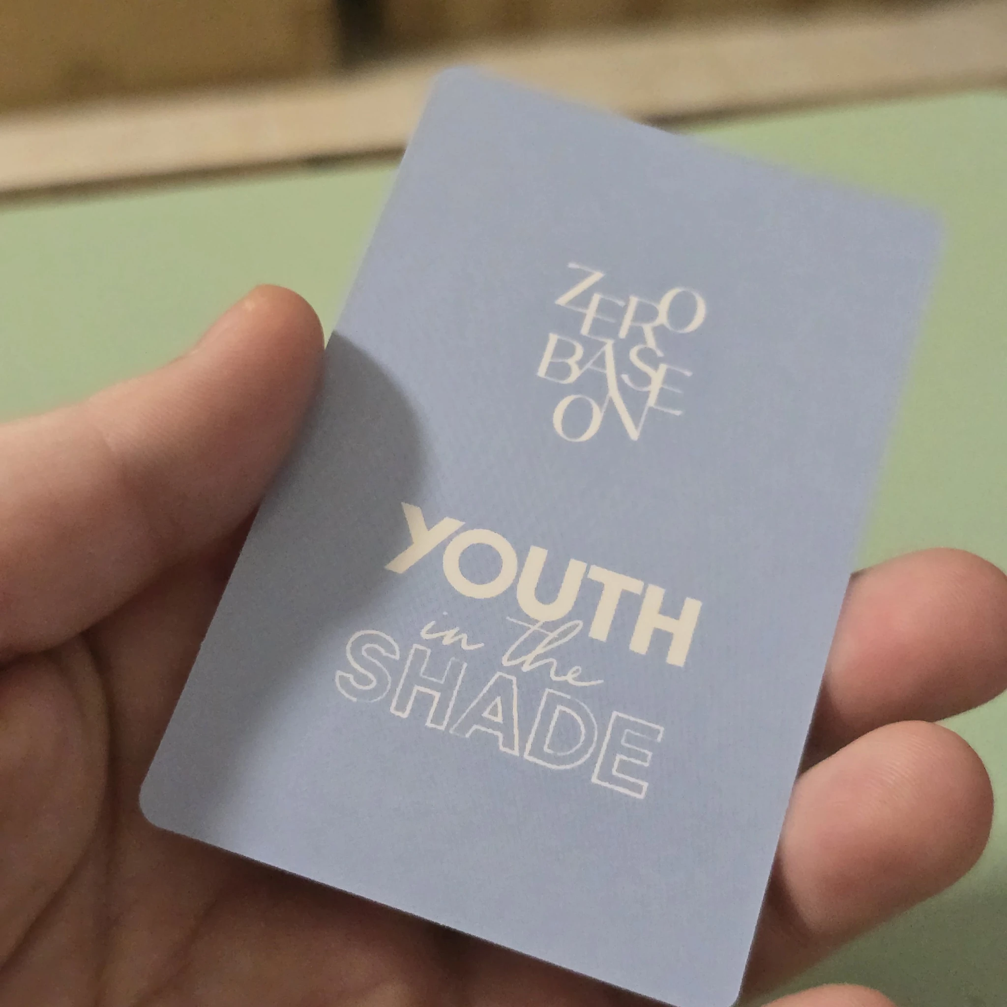 ZEROBASEONE Yujin ZEROBASEONE - Yujin - Youth in the Shade Album pob (pre-order benefit) tower records listing photo 2