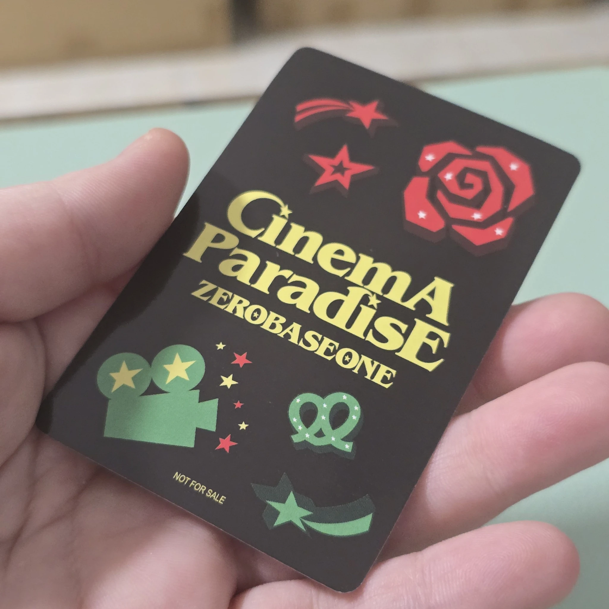 ZEROBASEONE Ricky ZEROBASEONE - Ricky - Cinema Paradise Album A version japan retail stores lucky draw (LD) listing photo 2